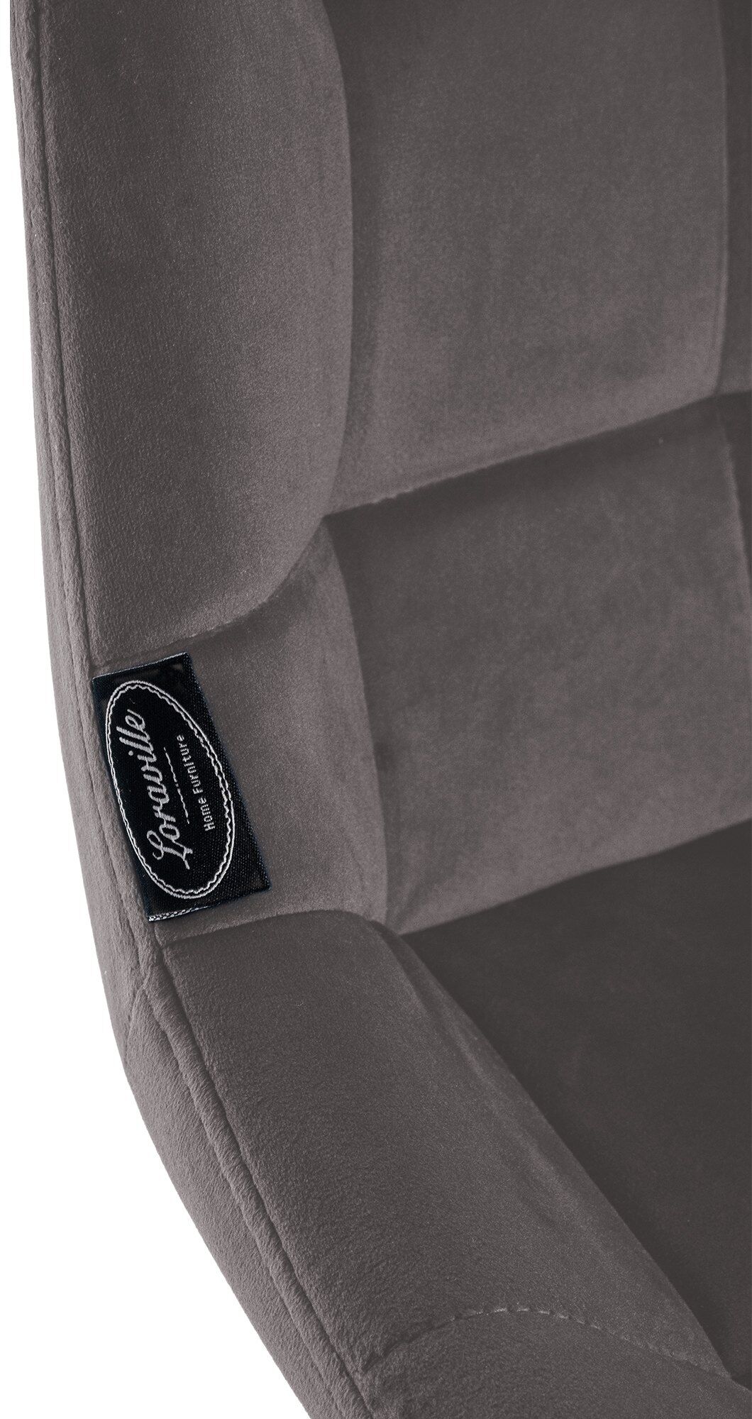 Barhocker Weston Samt, grau