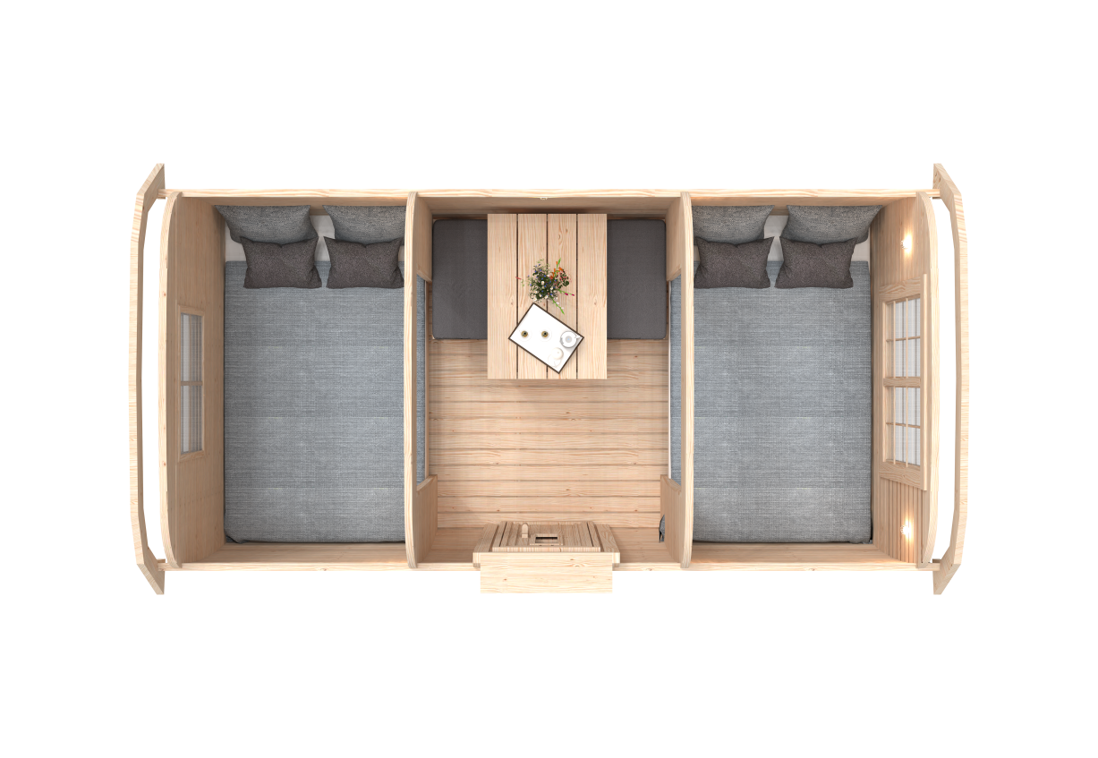 Camping Bus Tromso 230x480, Bausatz