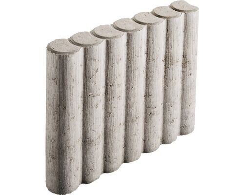 Gala-Lusit Palisade Beetfix 6x33x25 cm, Grau mit Fase