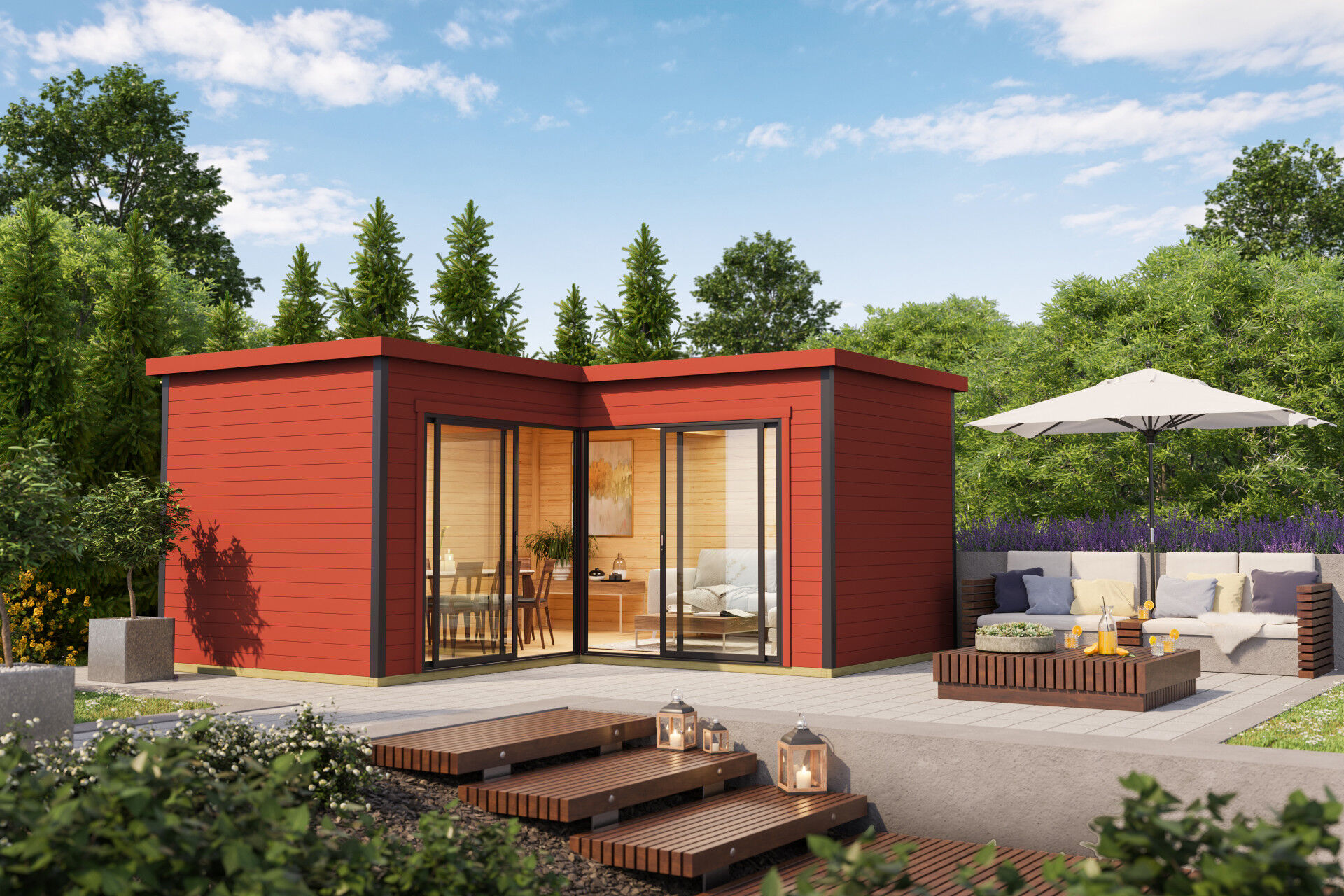 Lasita Maja Gartenhaus Domeo 6