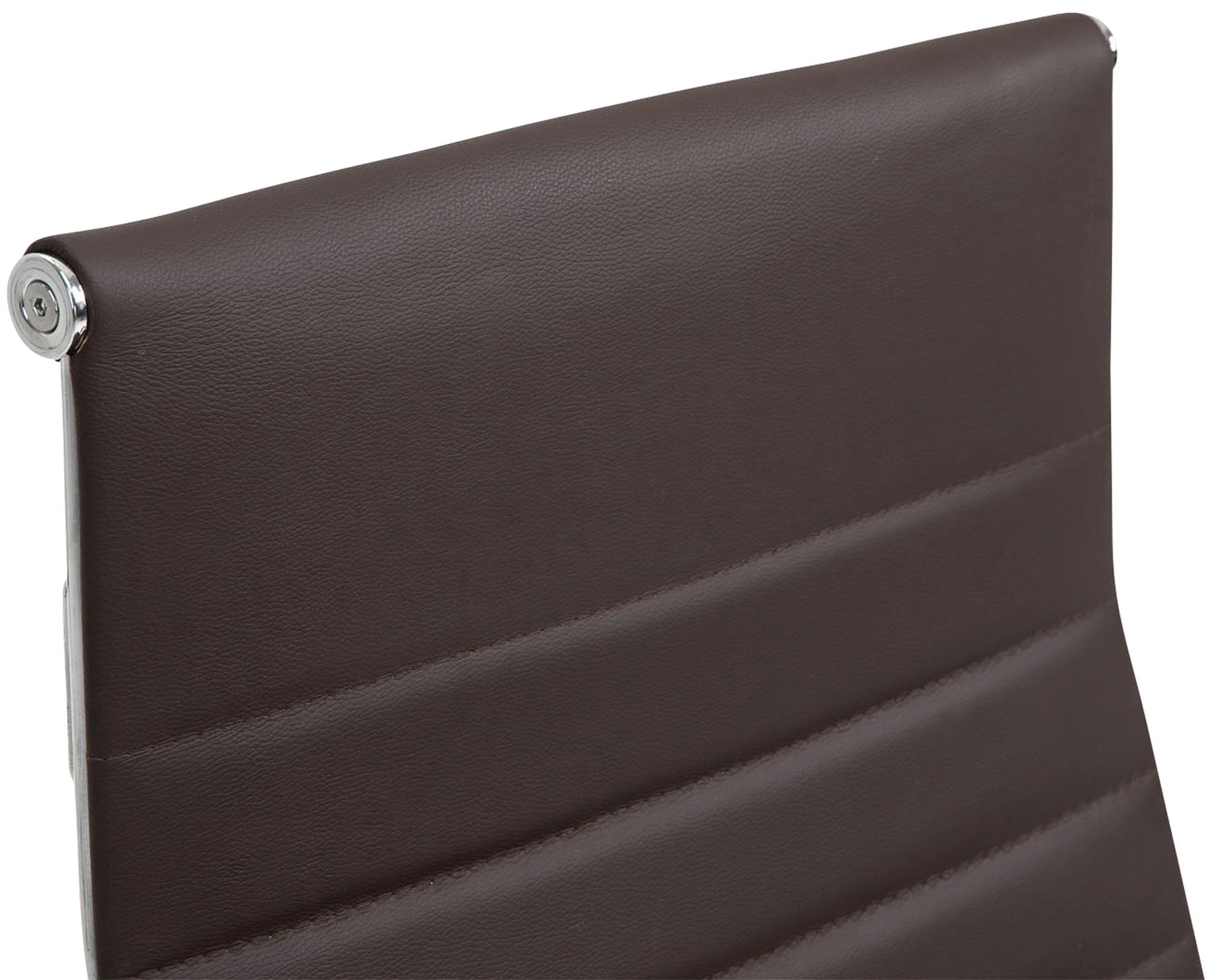 Bürostuhl Kolumbus Echtleder, braun