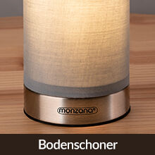 Tischlampe Poppy 2er-Set Grau Dimmbar