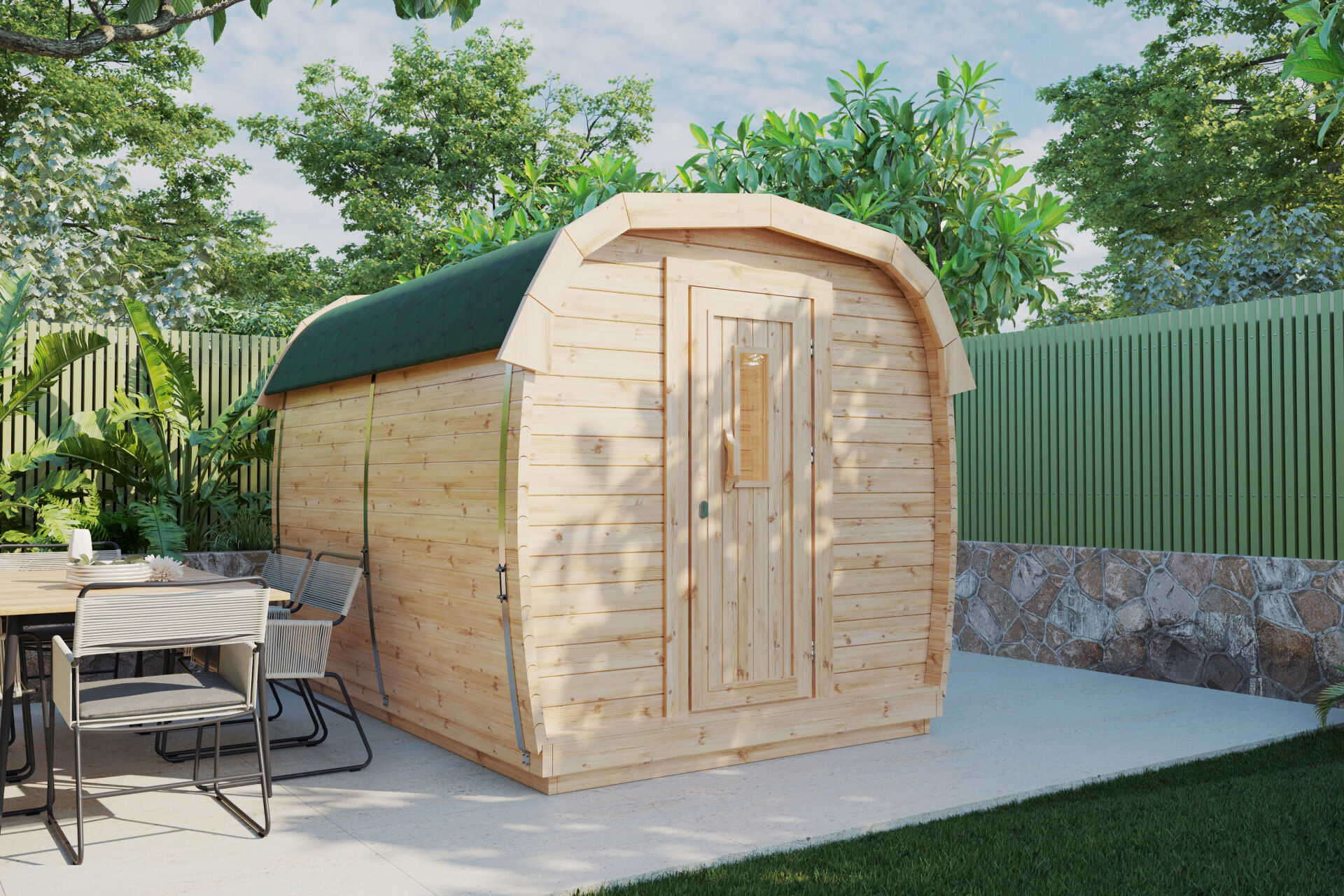 Camping Bus Tromso 230x300, Montiert