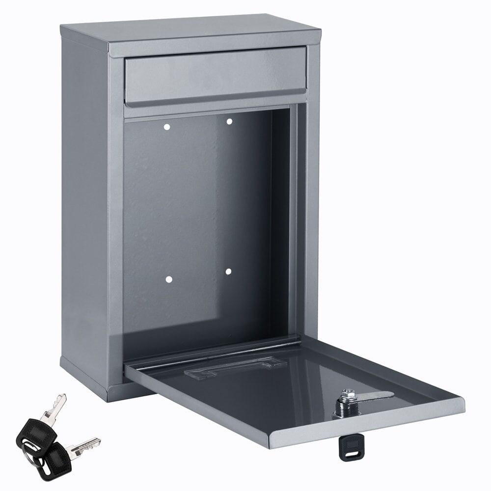 Briefkasten Silber 32x22x9cm