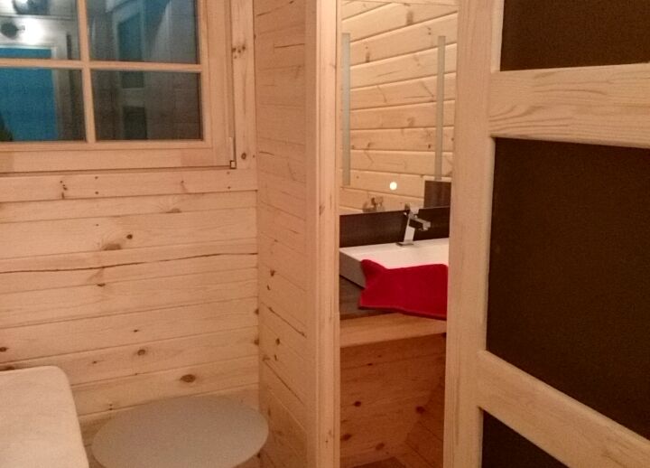 Camping Fass Oslo 300x480, schwarz - Hexagonal