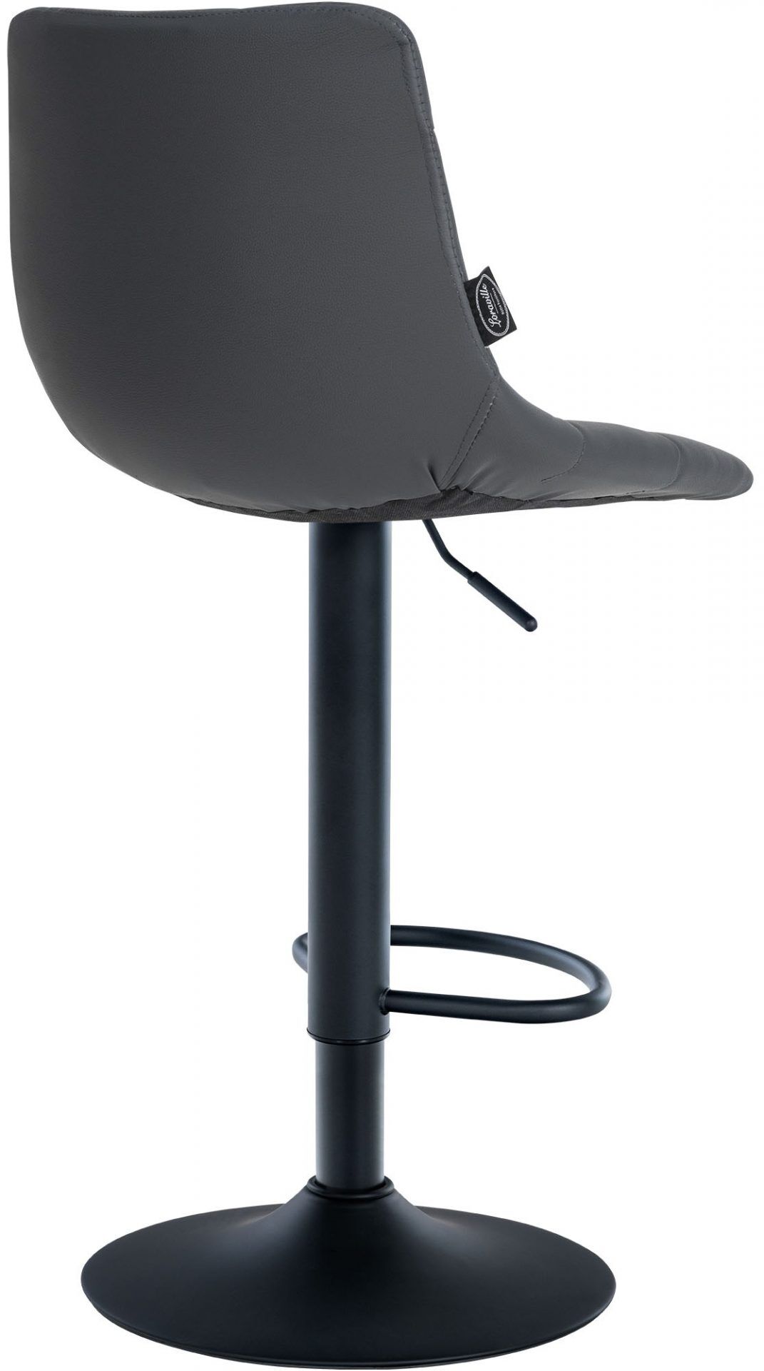 Barhocker Jerry Kunstleder schwarz, grau