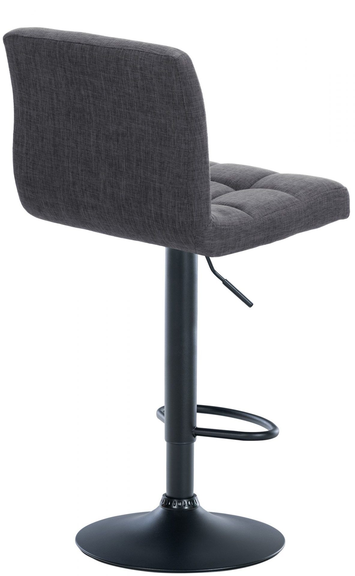 2er Set Barhocker Calma Stoff schwarz, hellgrau