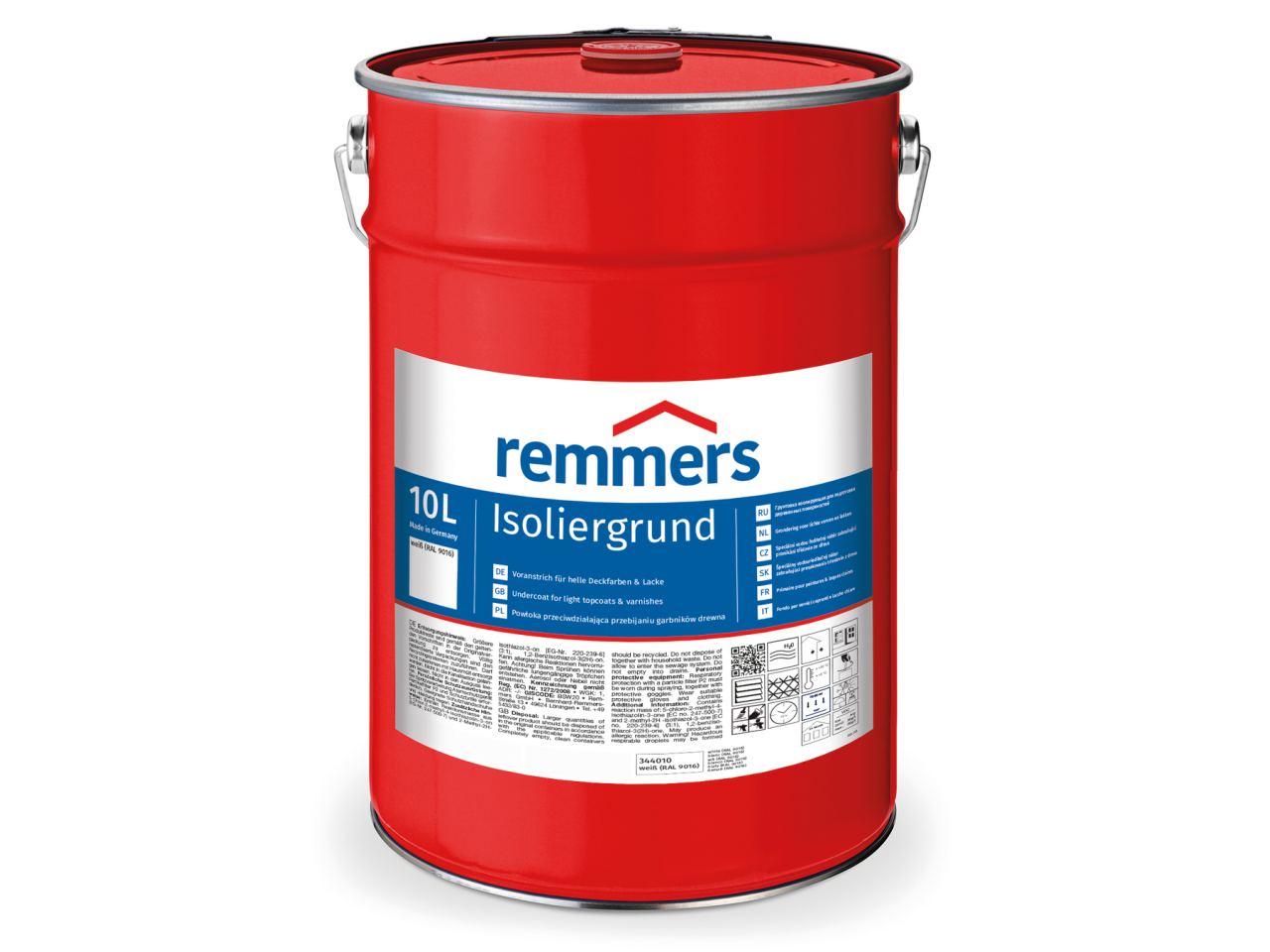 Remmers Isoliergrund 10 l weiß (RAL 9016) Streichqualität