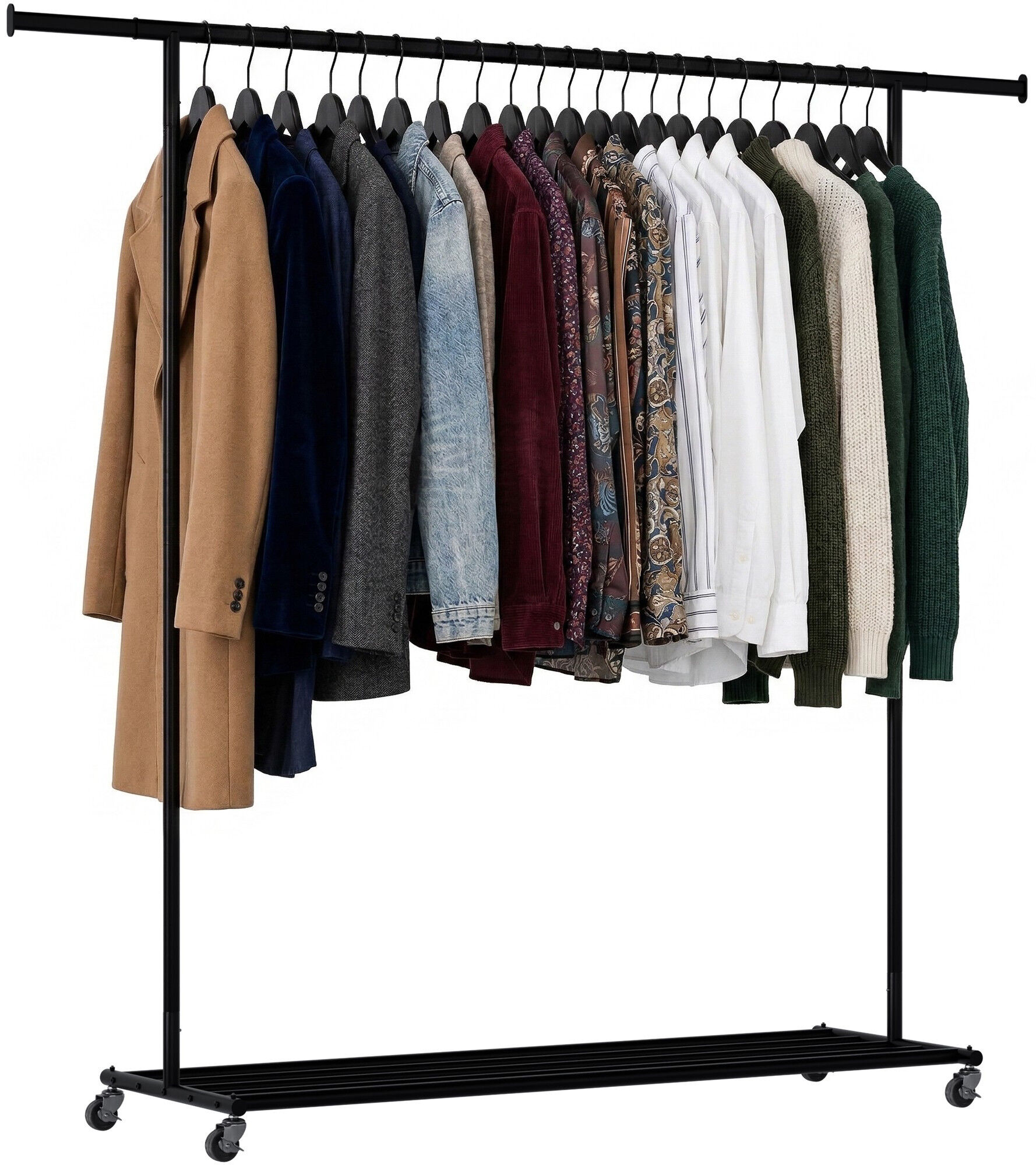 Kleiderständer Bernis XL, schwarz