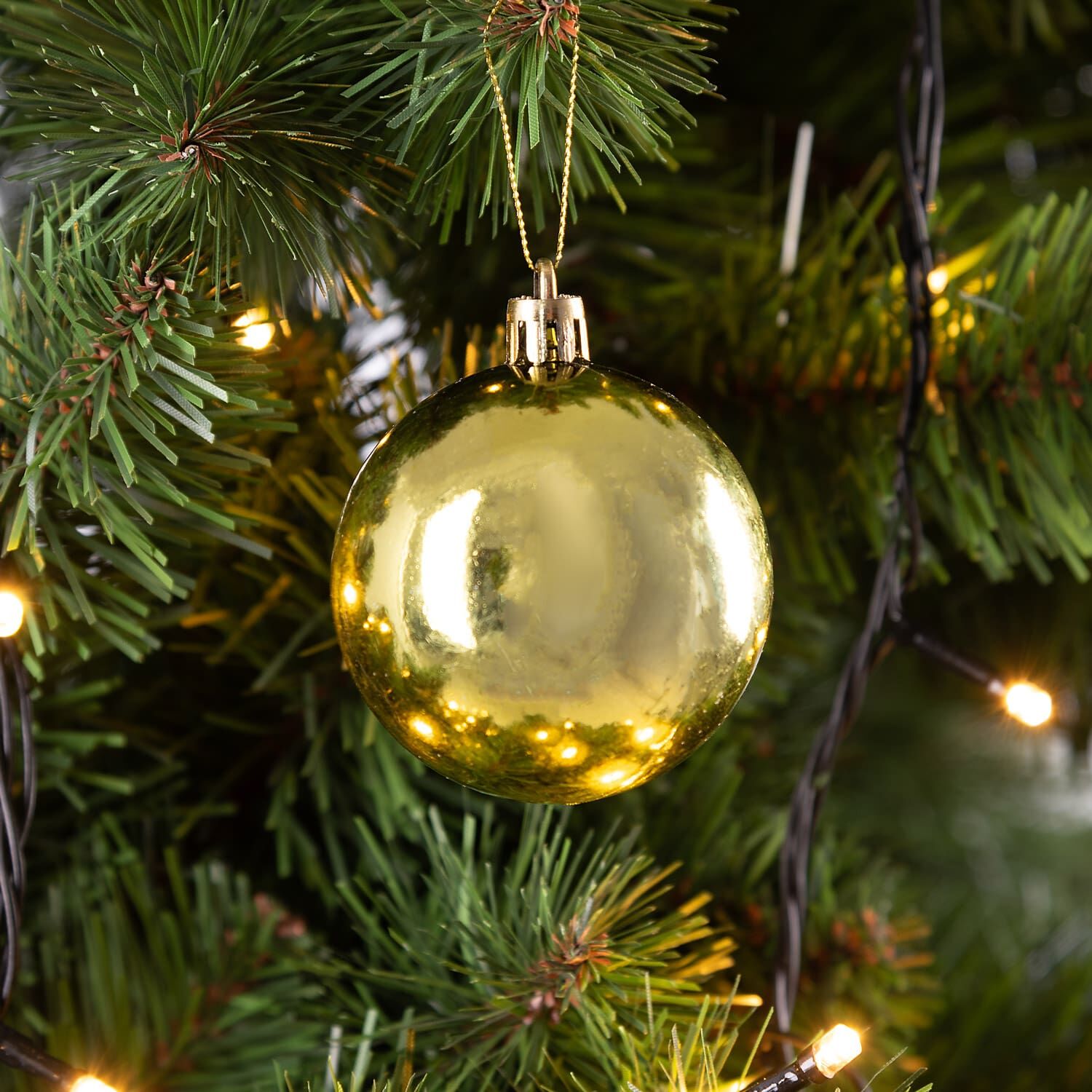 Weihnachtskugeln Bunt 24 tlg in matt glänzend + glitzernd