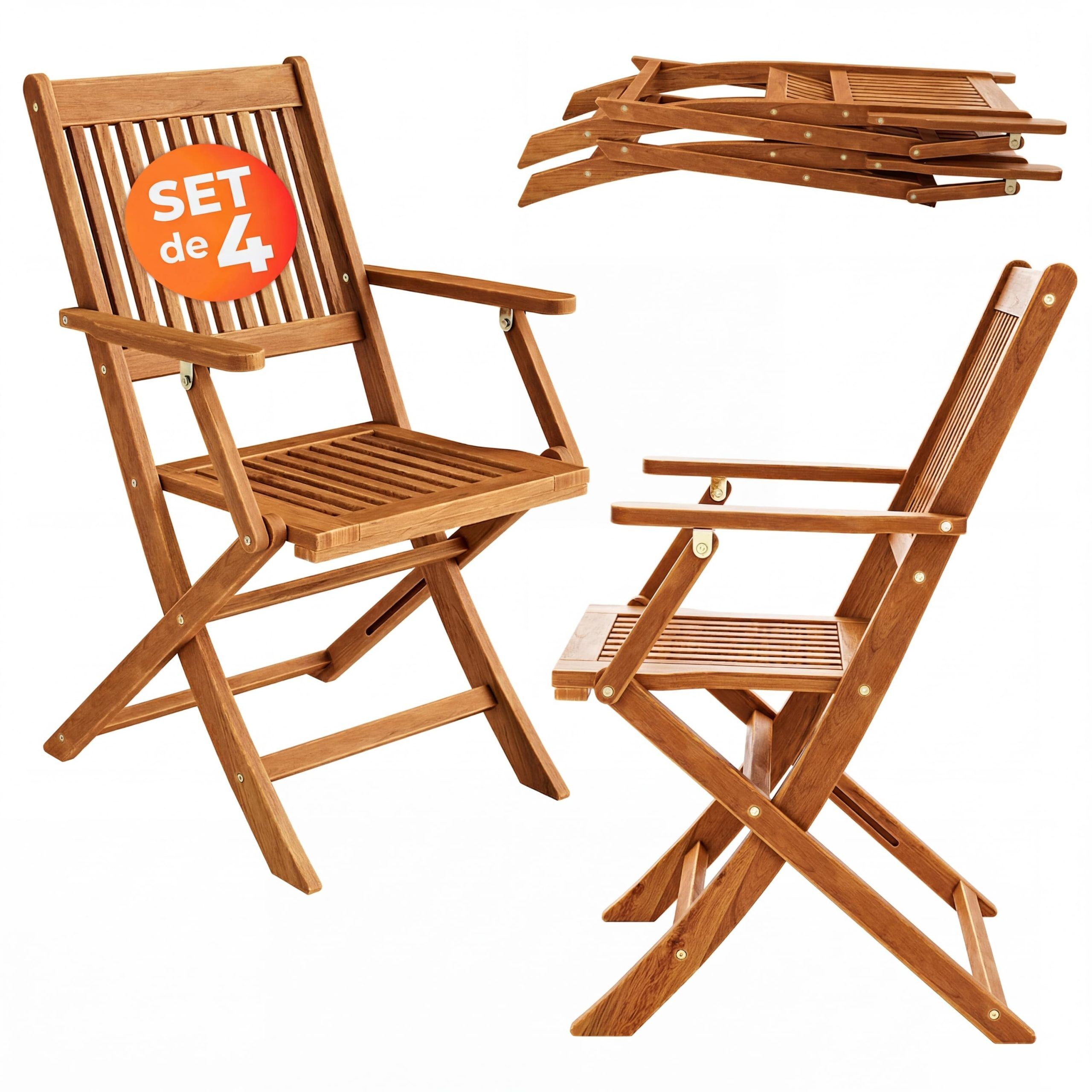 Gartenstuhl Sydney 4er-Set Akazie FSC®-zertifiziert