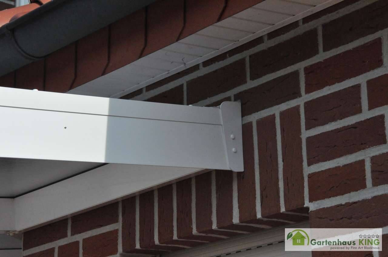 Terrassenüberdachung anthrazit 3x2,5 m mit Polycarbonat klar