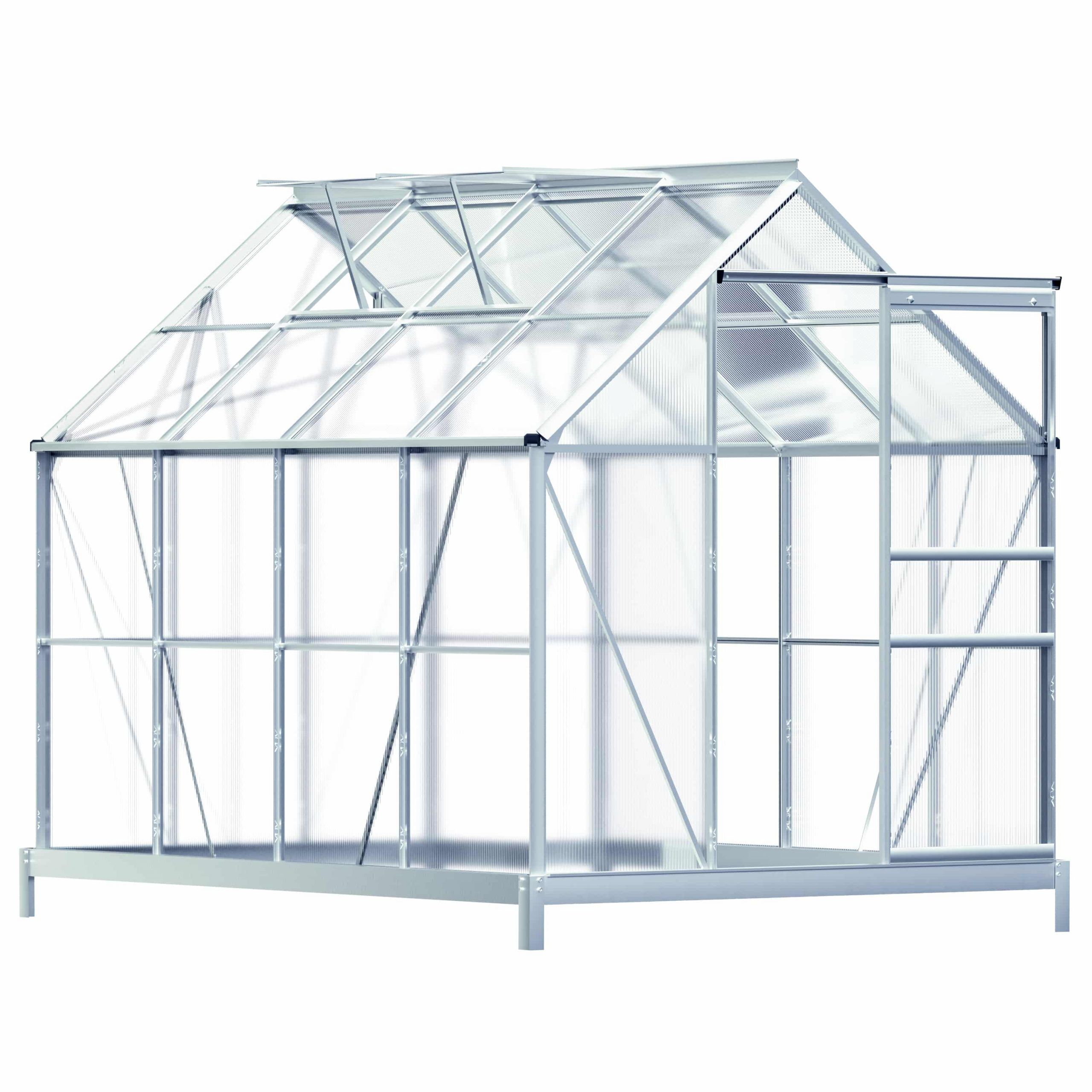 Gewächshaus 4 Raum classic mit Fundament