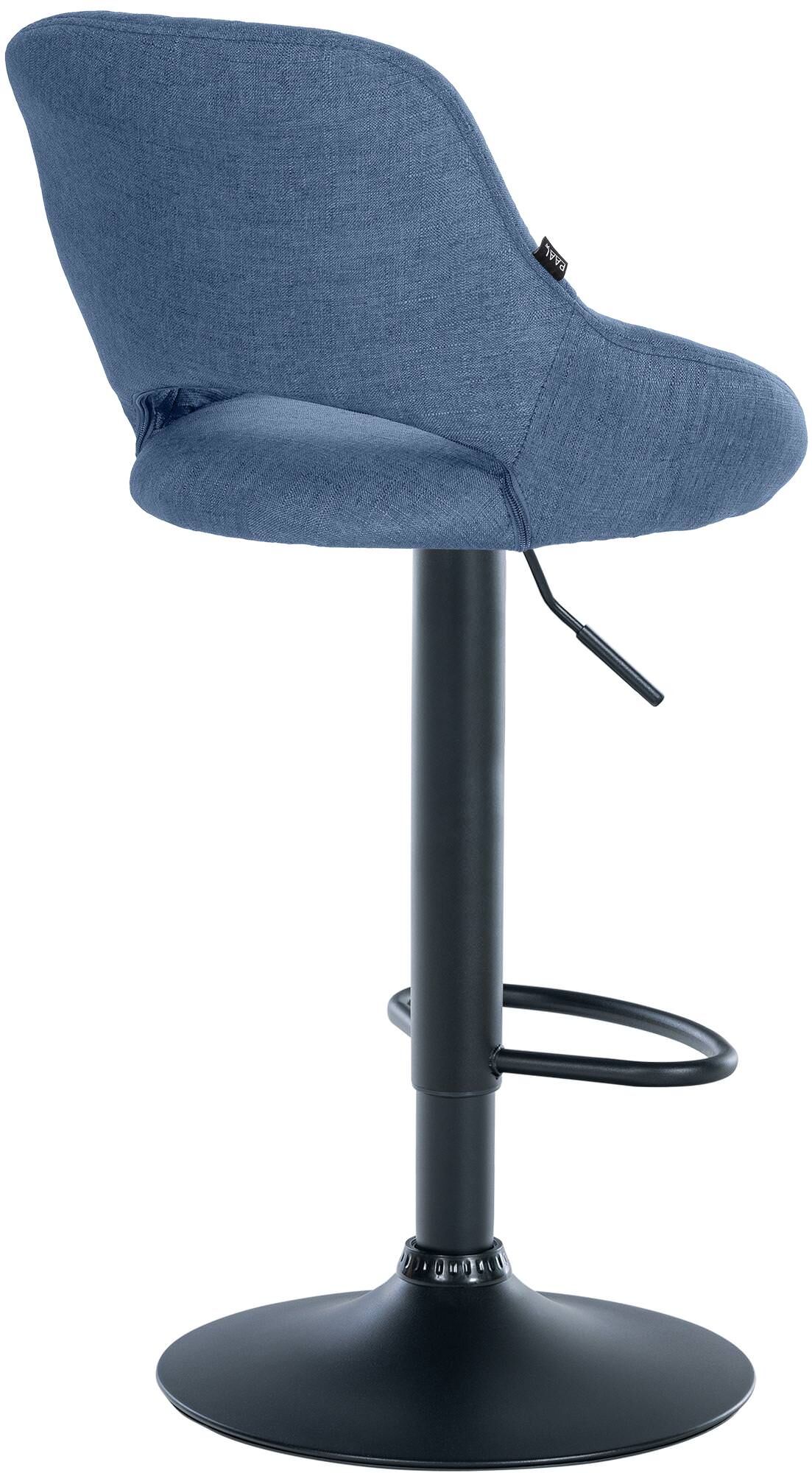 2er Set Barhocker Milet Stoff B, blau