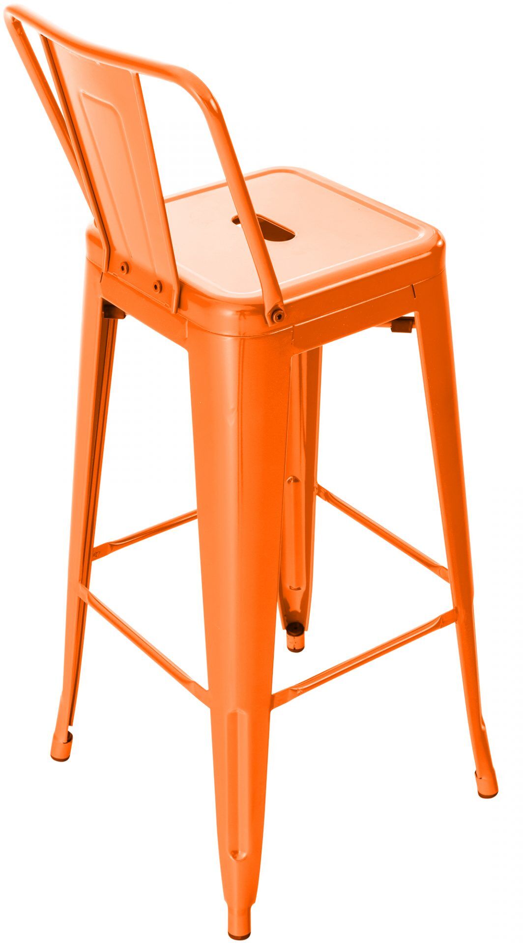 4er Set Barhocker Mason, orange