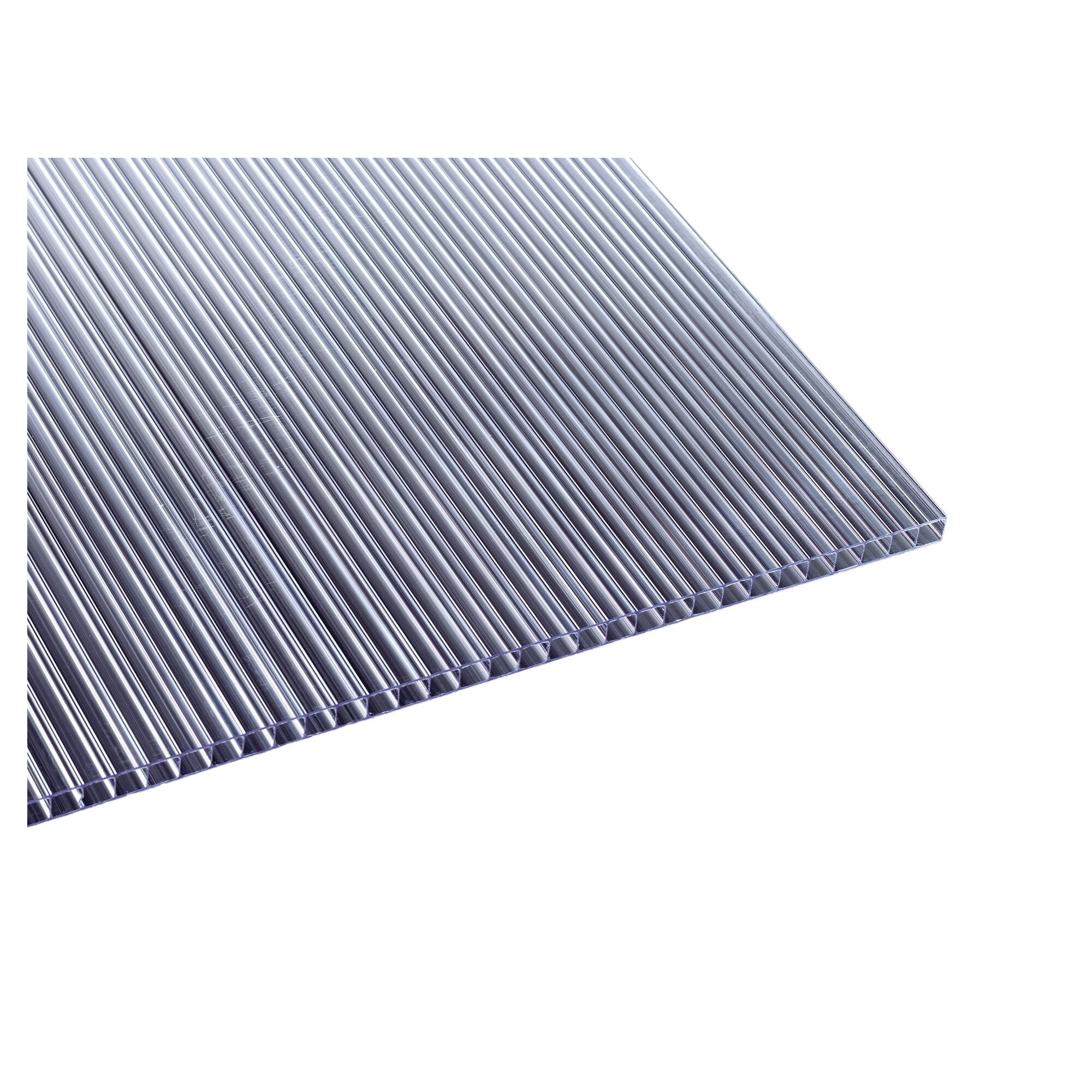 Gewächshausplatte 10 mm, 700 x 1500 mm, SDP glasklar Polycarbonat