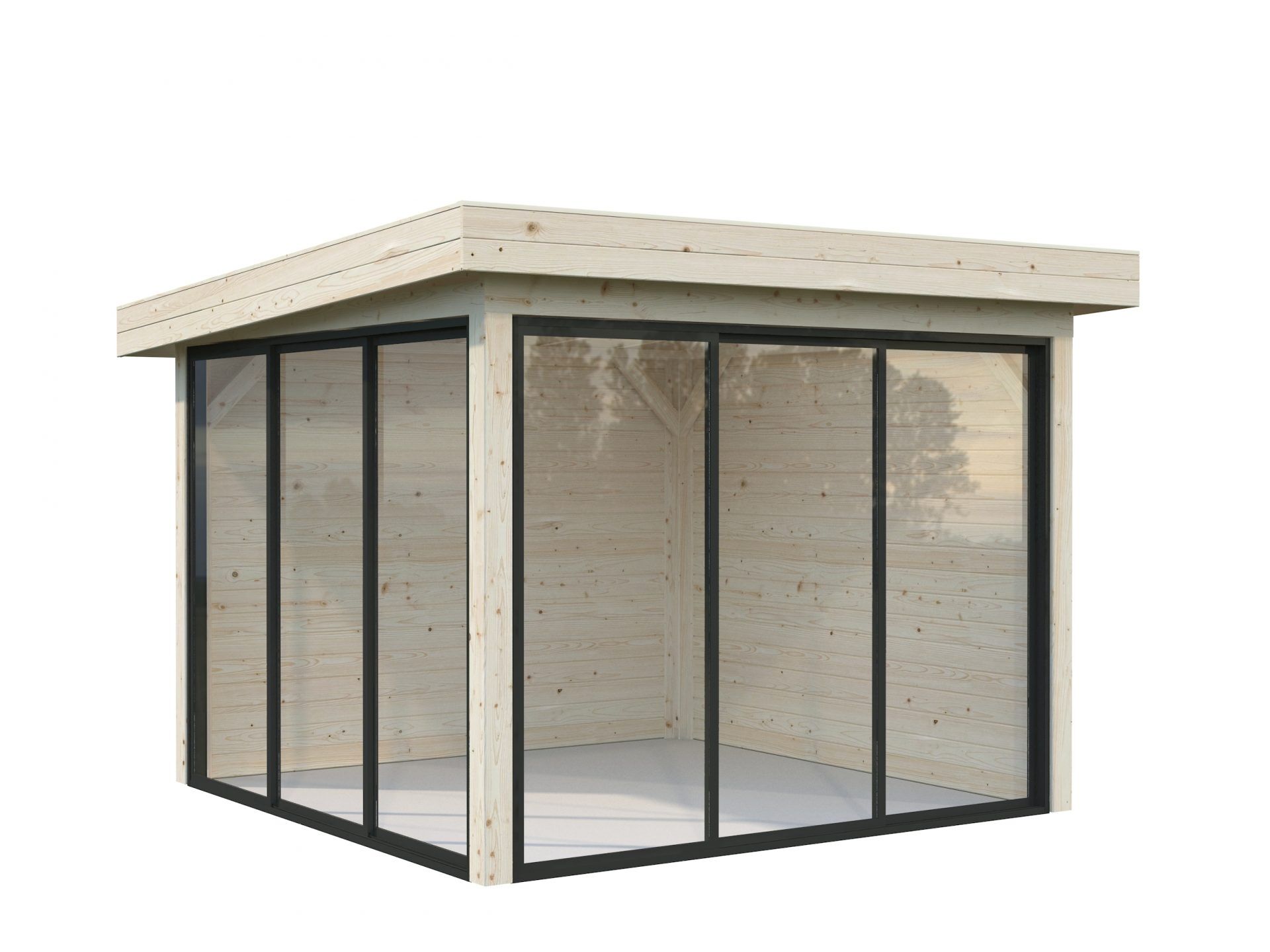Palmako Pavillon Lenna 8,3 m² Set 701 Slide Plus