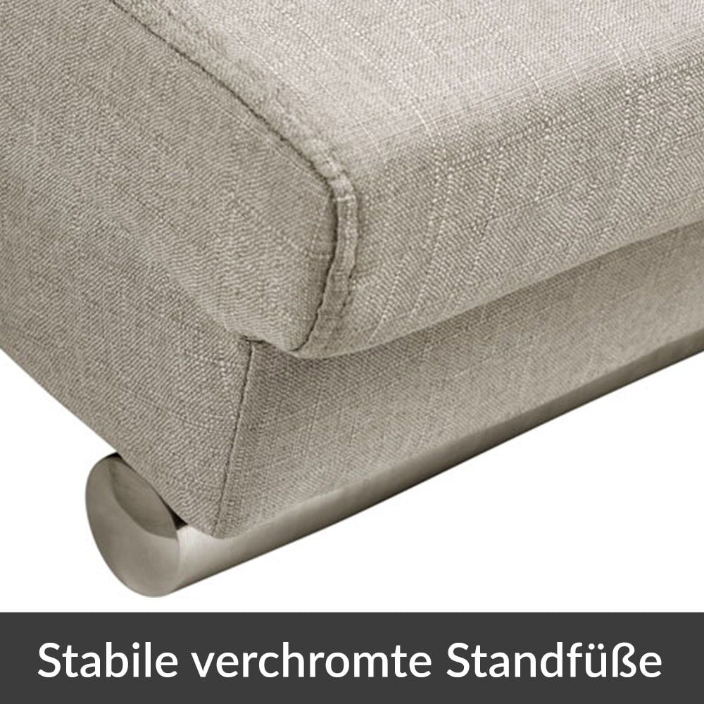 Relaxliege London Sand Webstoff