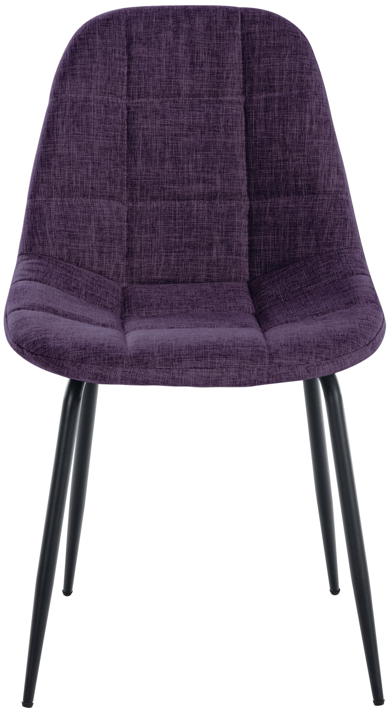 2er Set Stuhl Tom Stoff, lila