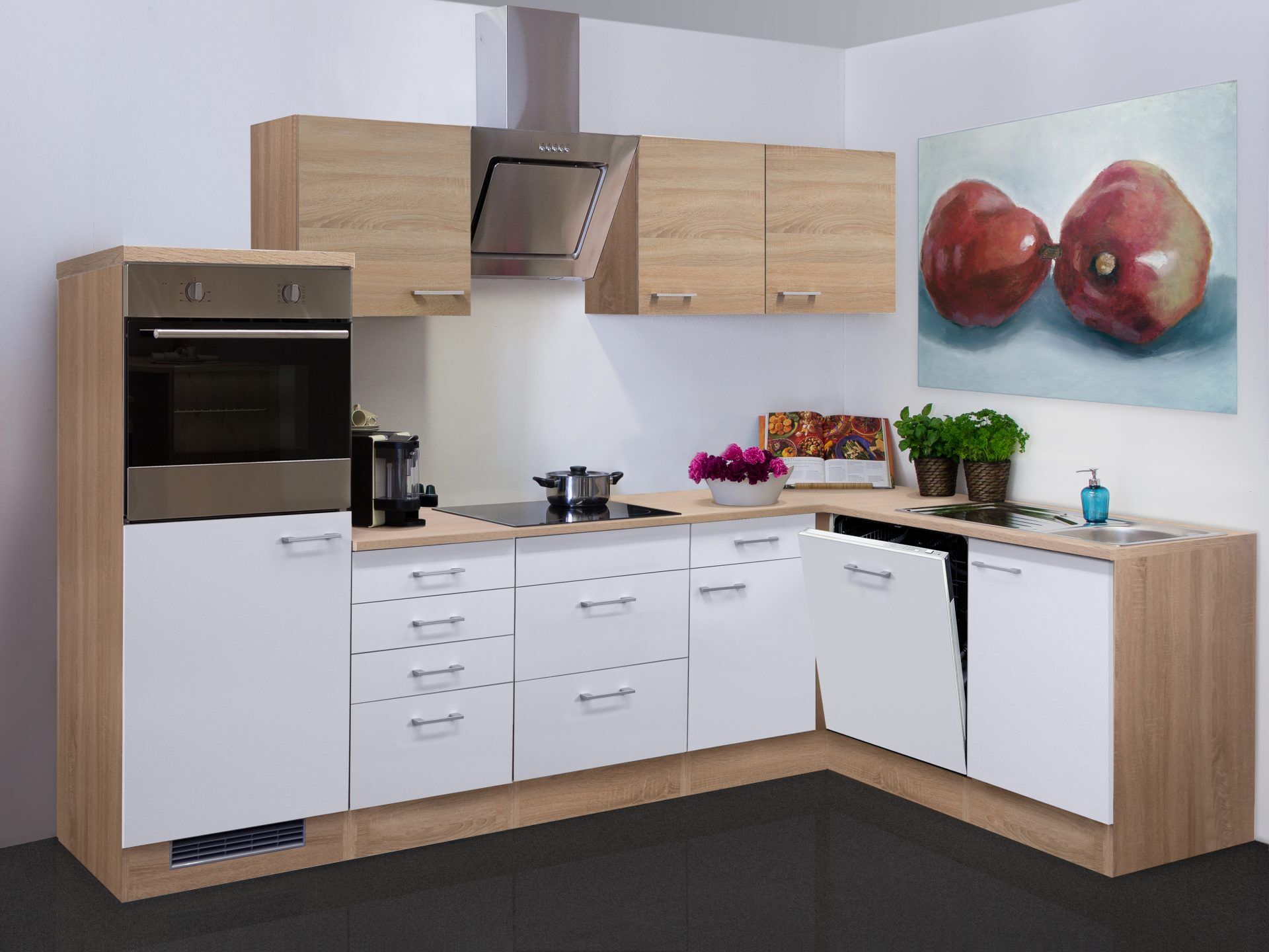 Winkelküche SAMOA 280x170 cm mit E-Geräten