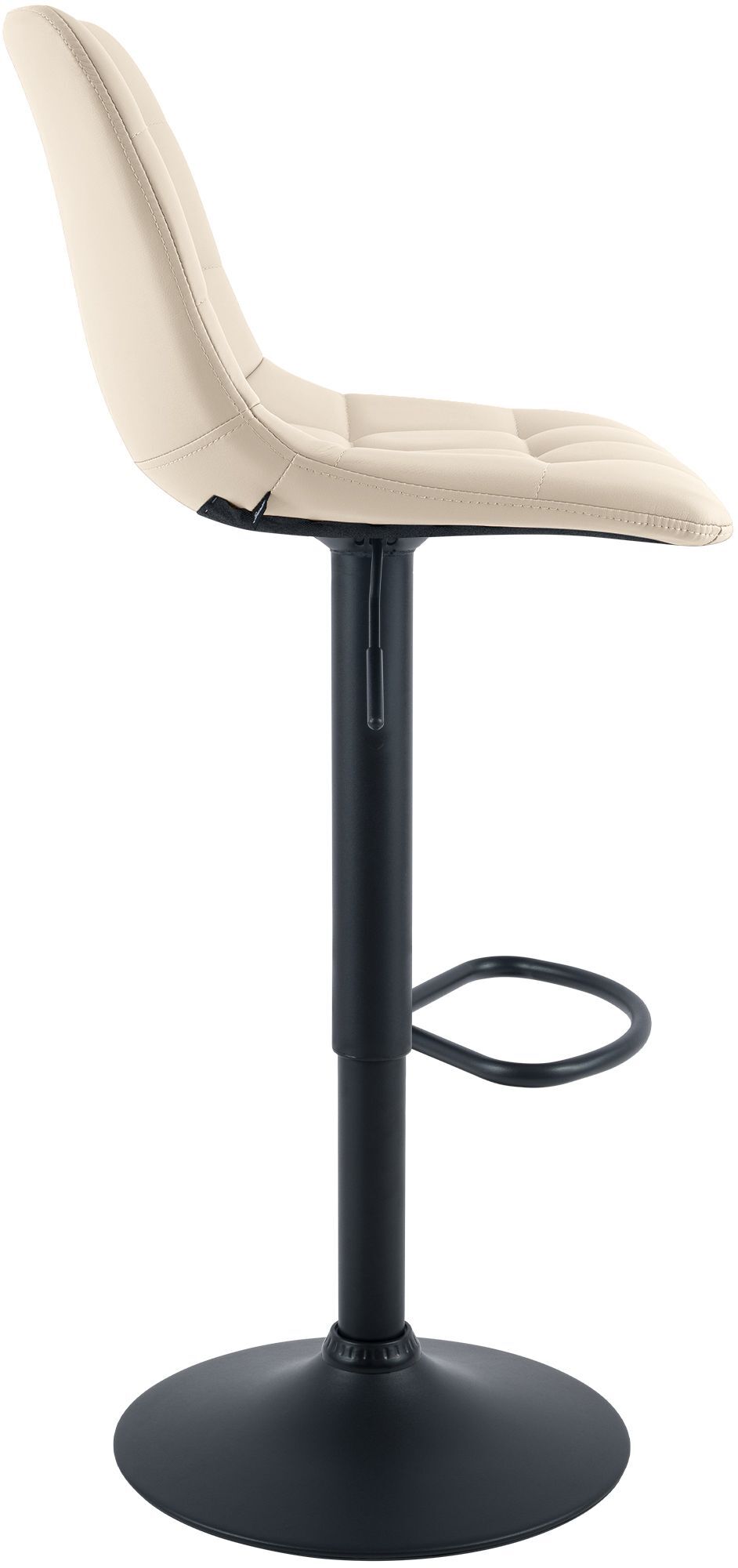 Barhocker Mapun Kunstleder, creme