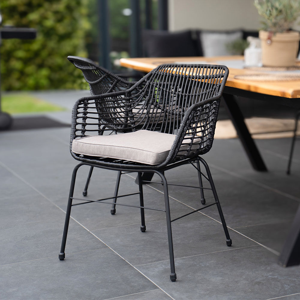 Gartenstuhl inkl. Sitzkissen TARA - 10er Set