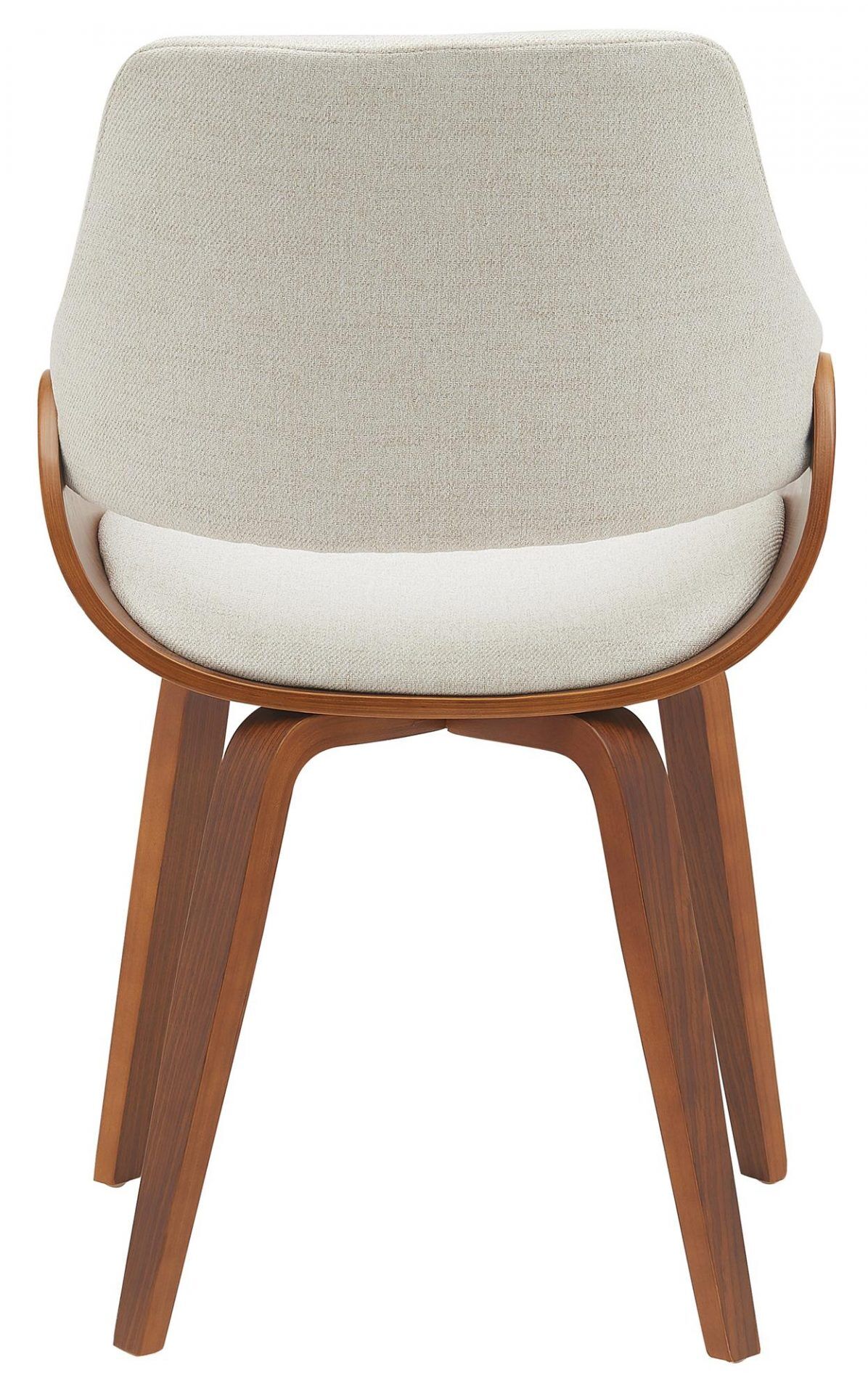 Esszimmerstuhl Vangale Stoff, walnuss/creme