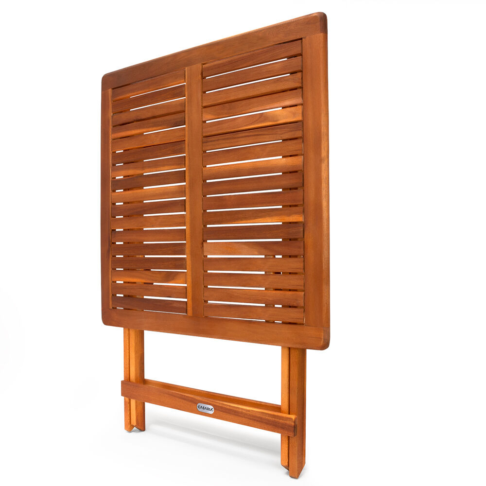 Gartentisch Akazienholz 70x70x73cm klappbar