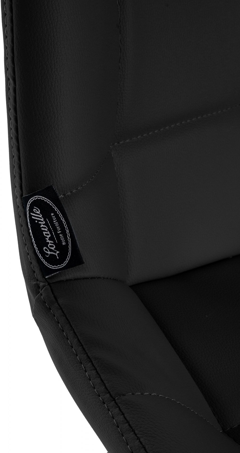 Barhocker Weston Kunstleder, schwarz