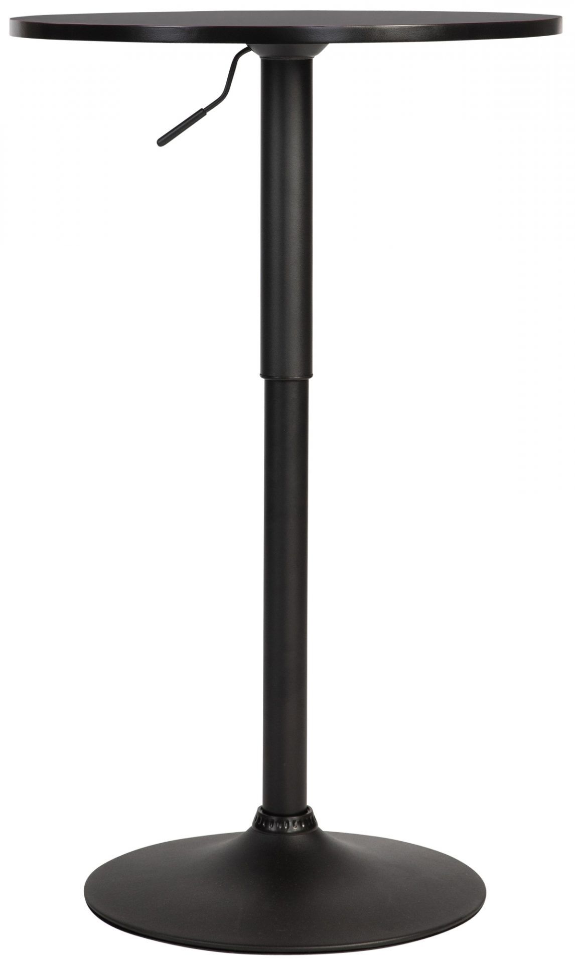 Stehtisch Lamoni rund, schwarz/schwarz