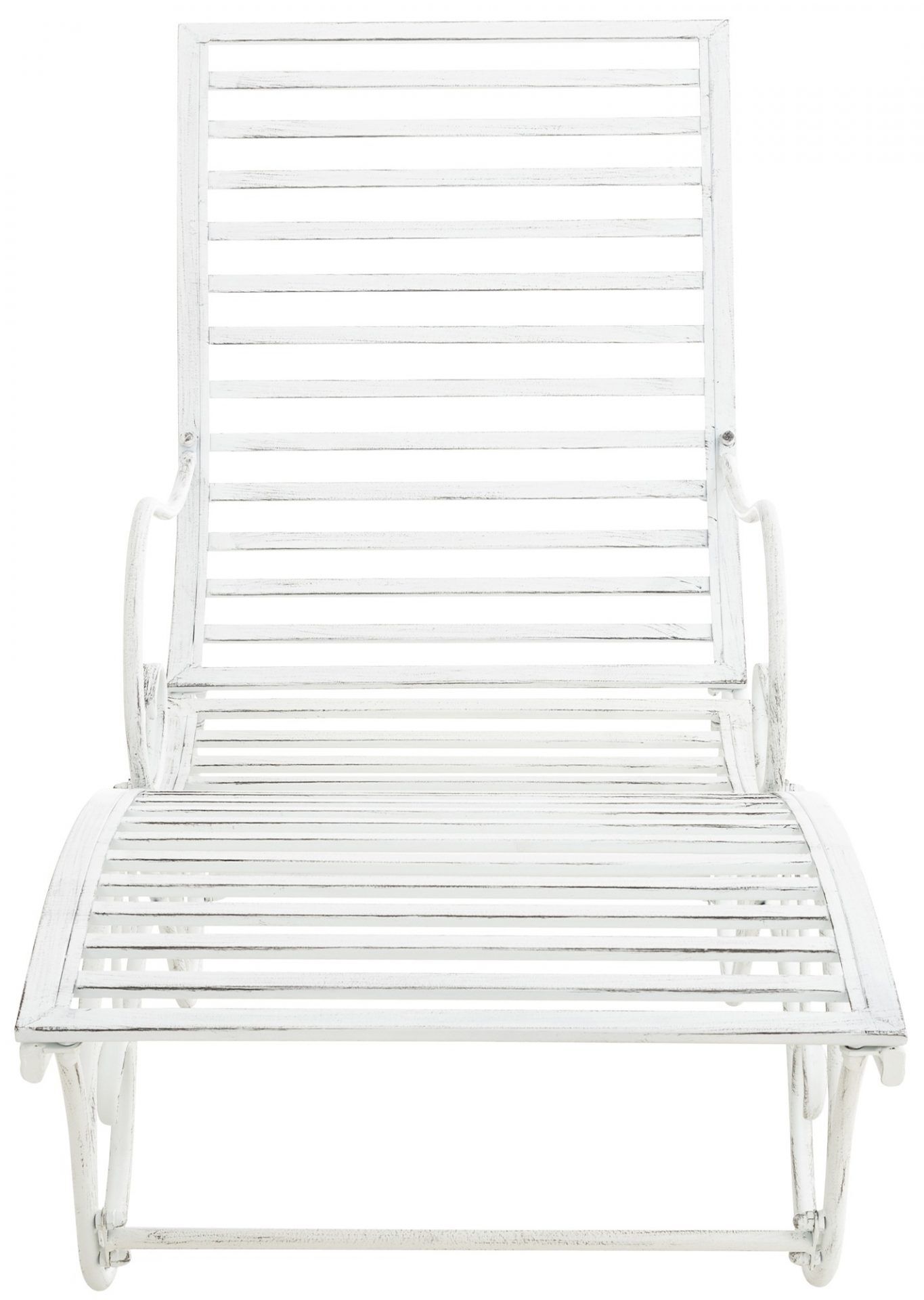 Gartenliege Amiens, antik weiß