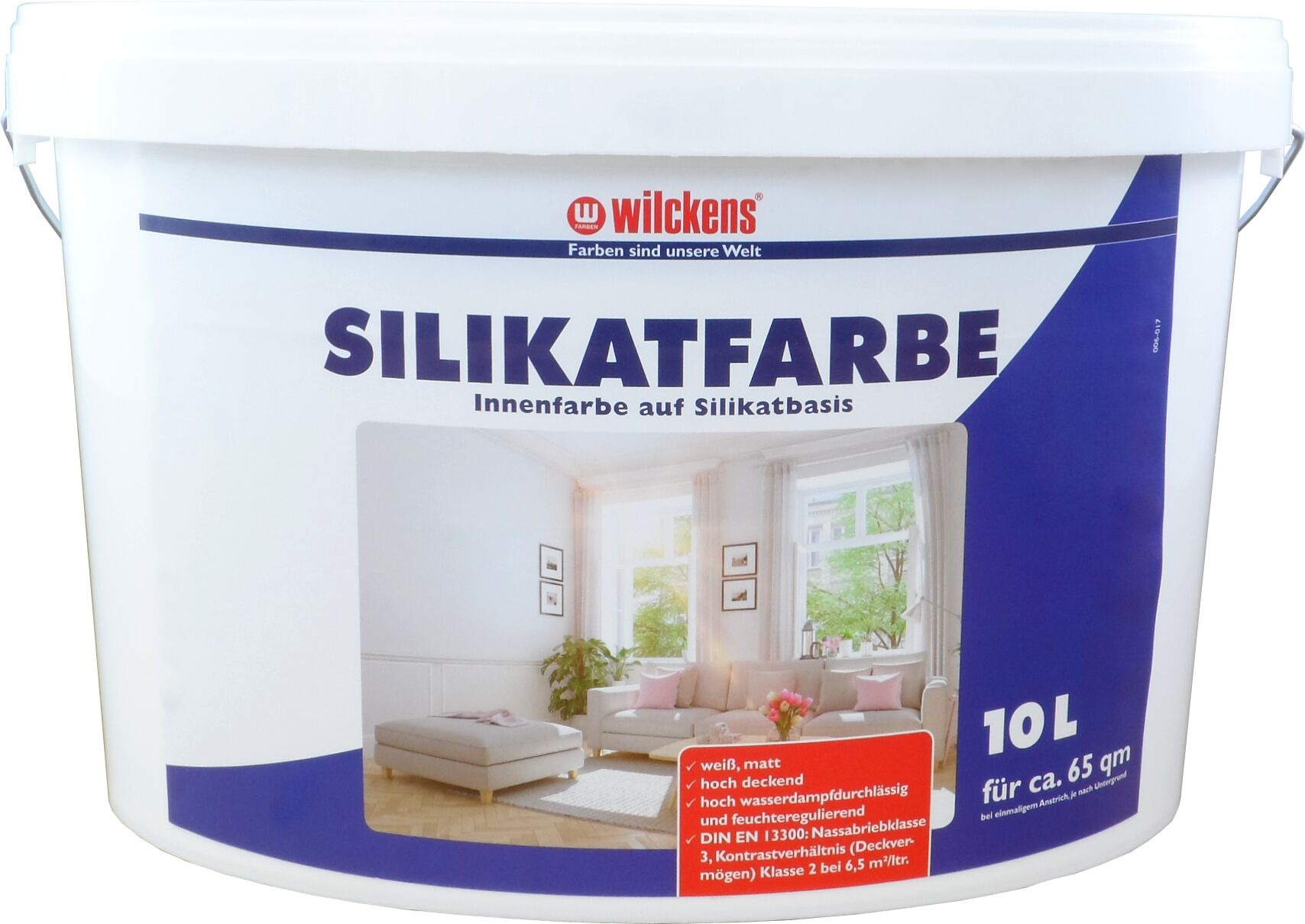 Wilckens Silikatfarbe Weiß innen matt 10l