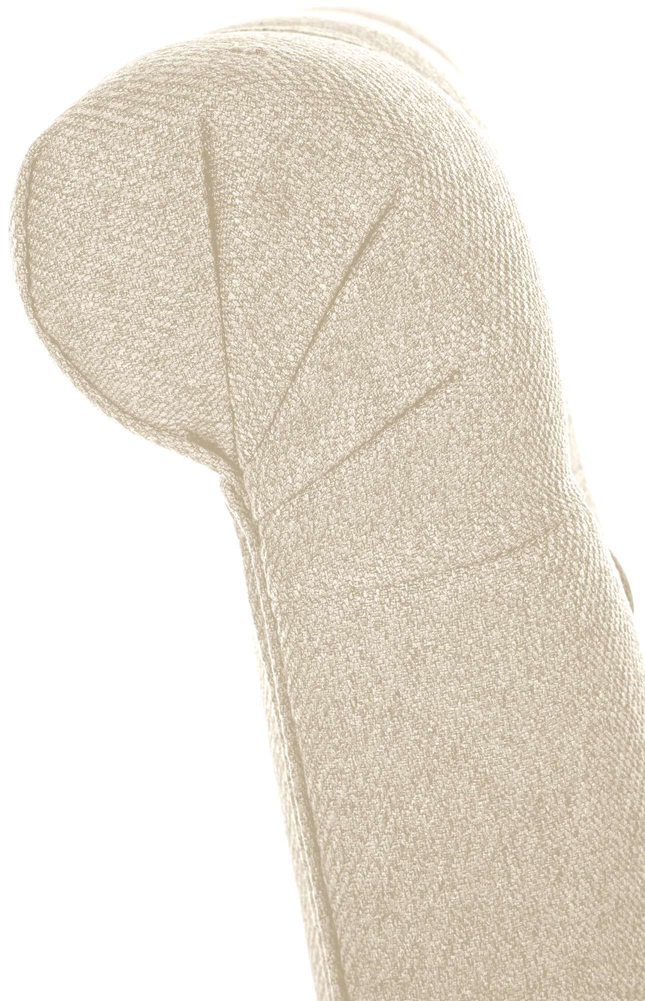 2er Set Esszimmerstühle Lisburn Stoff, creme