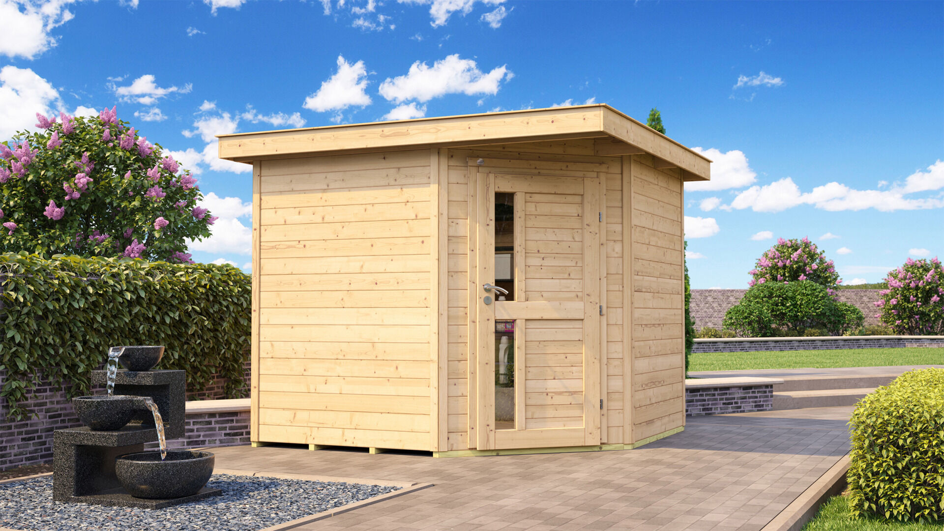 weka Gartenhaus 229 A 2,7x2,7m