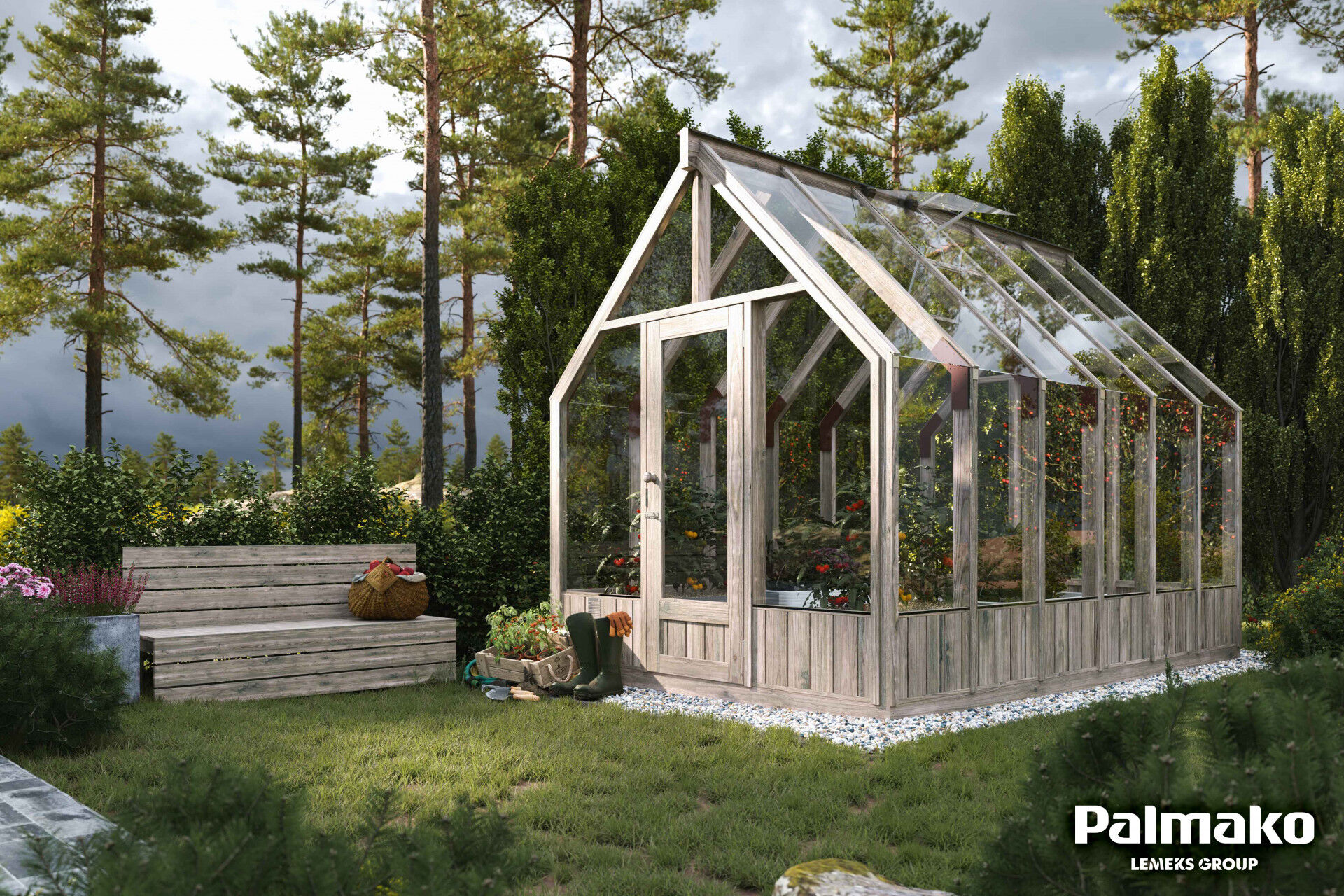 Palmako Gewächshaus Emilia 8,2 m²