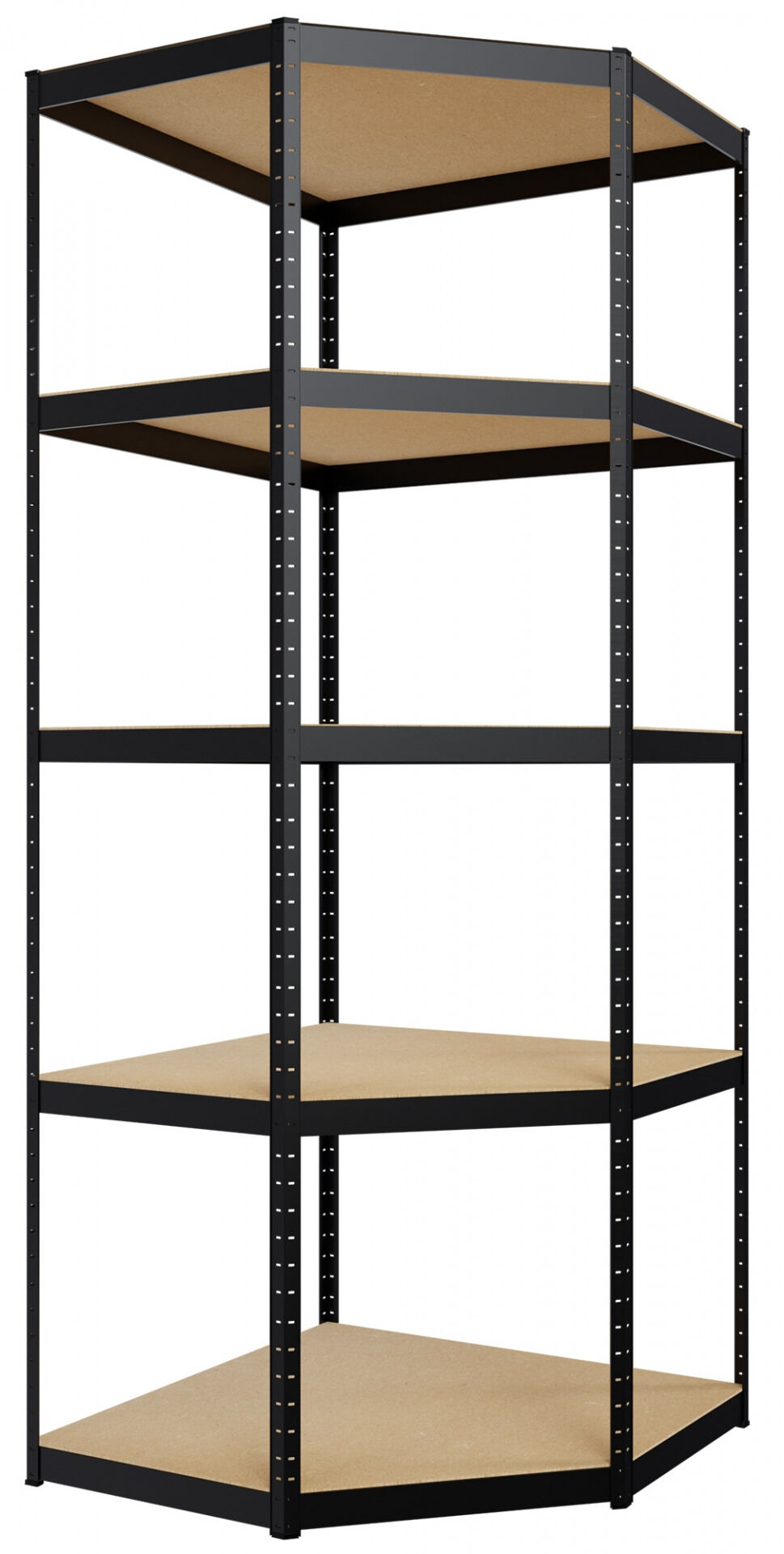 3er Regalsystem, schwarz