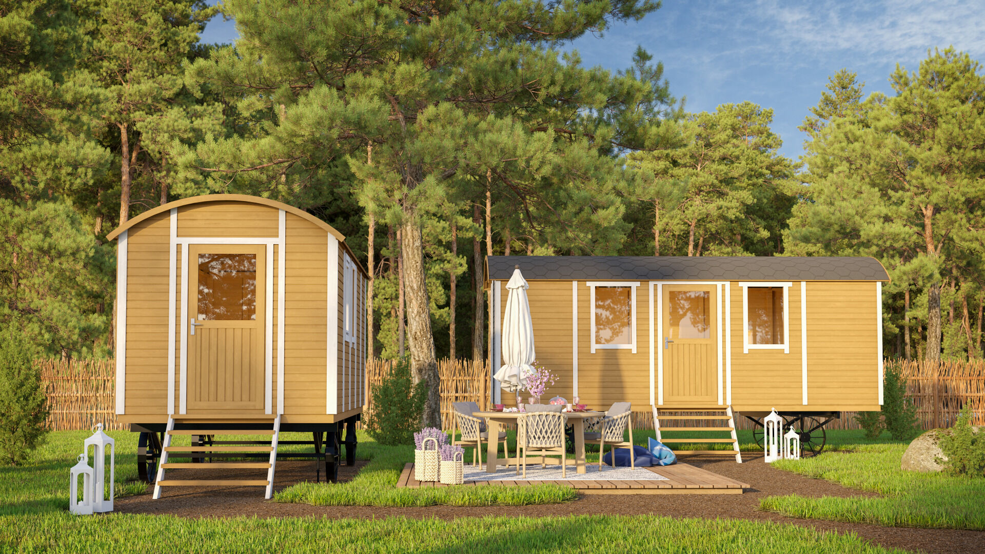 Pipowagen Tinyhaus Bauwagen Zirkuswagen 6m