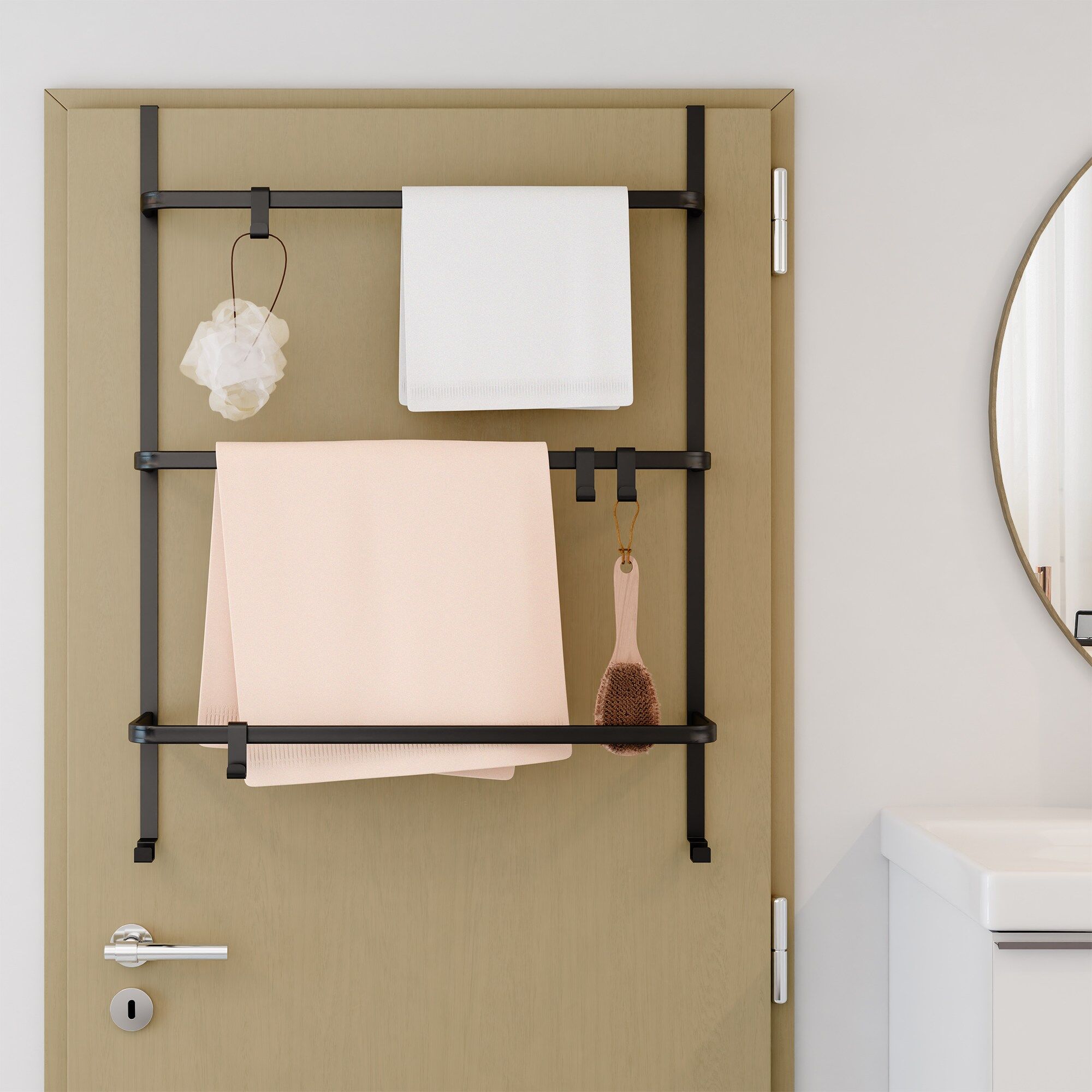 Handtuchhalter Lenexa, schwarz