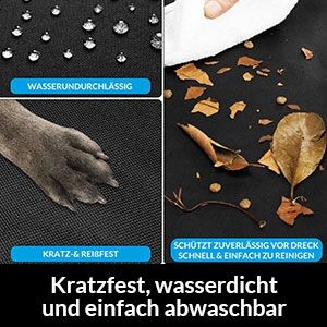 Autositzbezug Schwarz 160x66cm Vordersitz