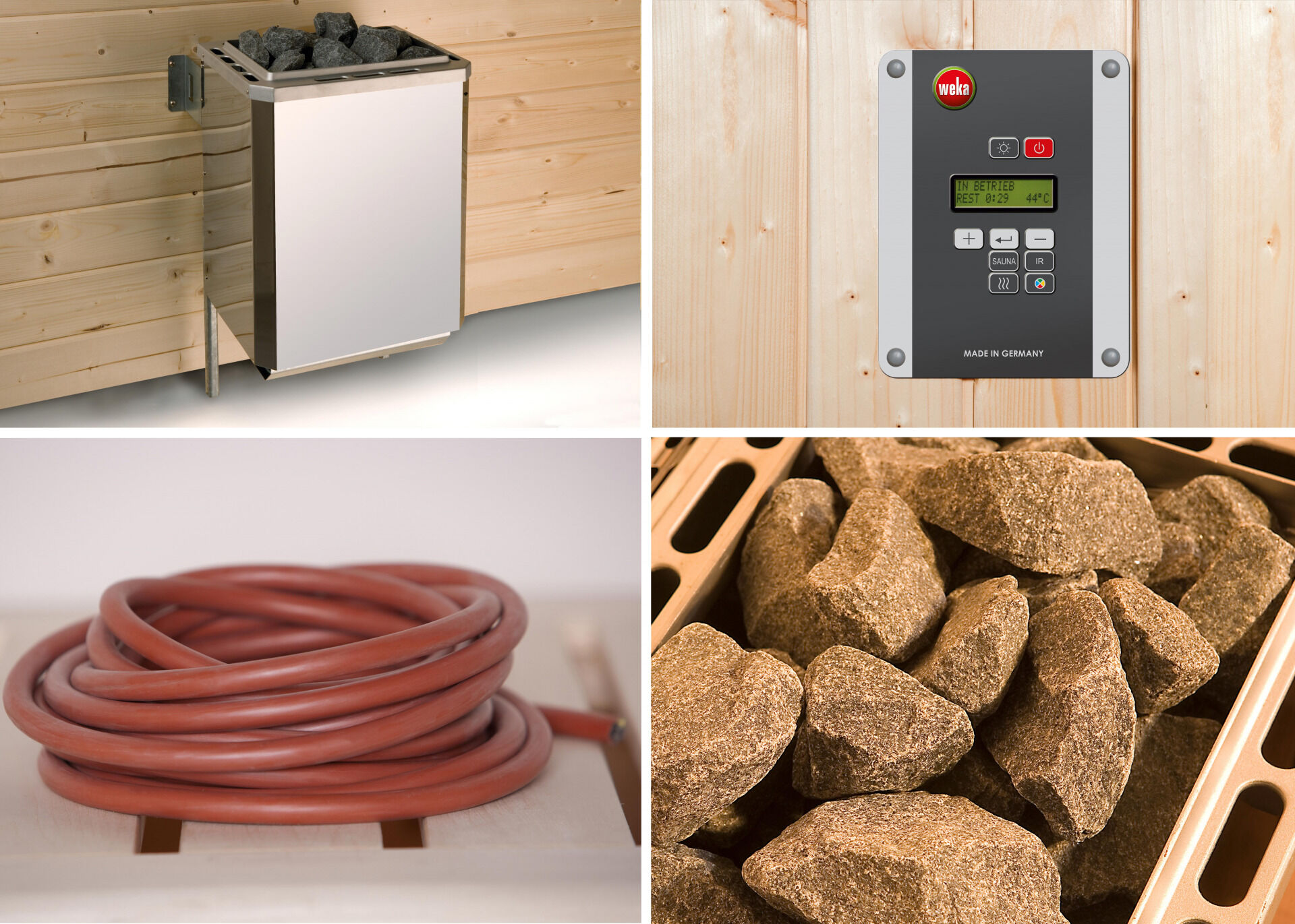 weka Saunaofenset BioAktiv 9,0 KW 400 V