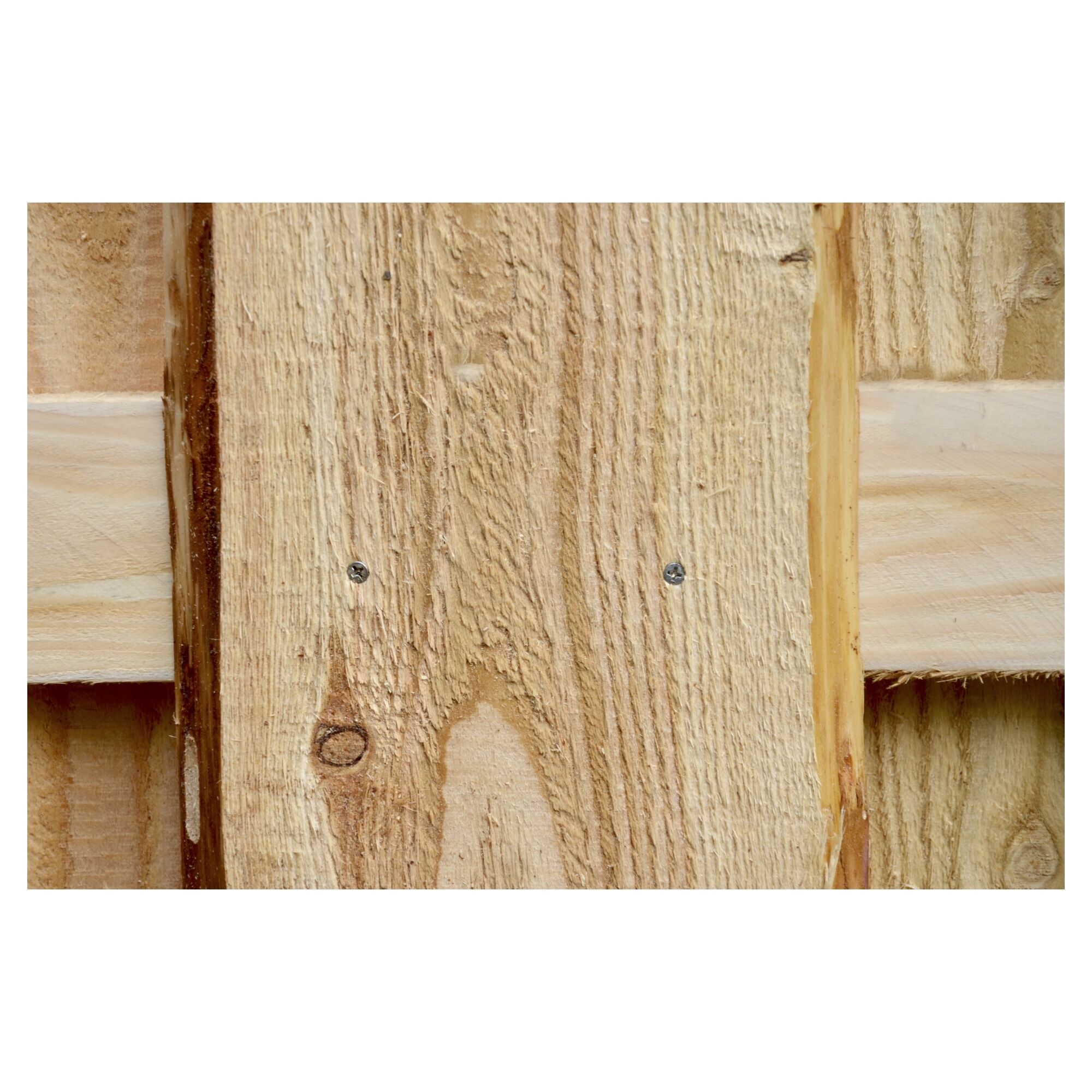 JÜTLAND-Serie Lärche, 180 x 180 cm, Riegel 30/80 mm, Bretter sägerau ca. 20mm mit Baumkante