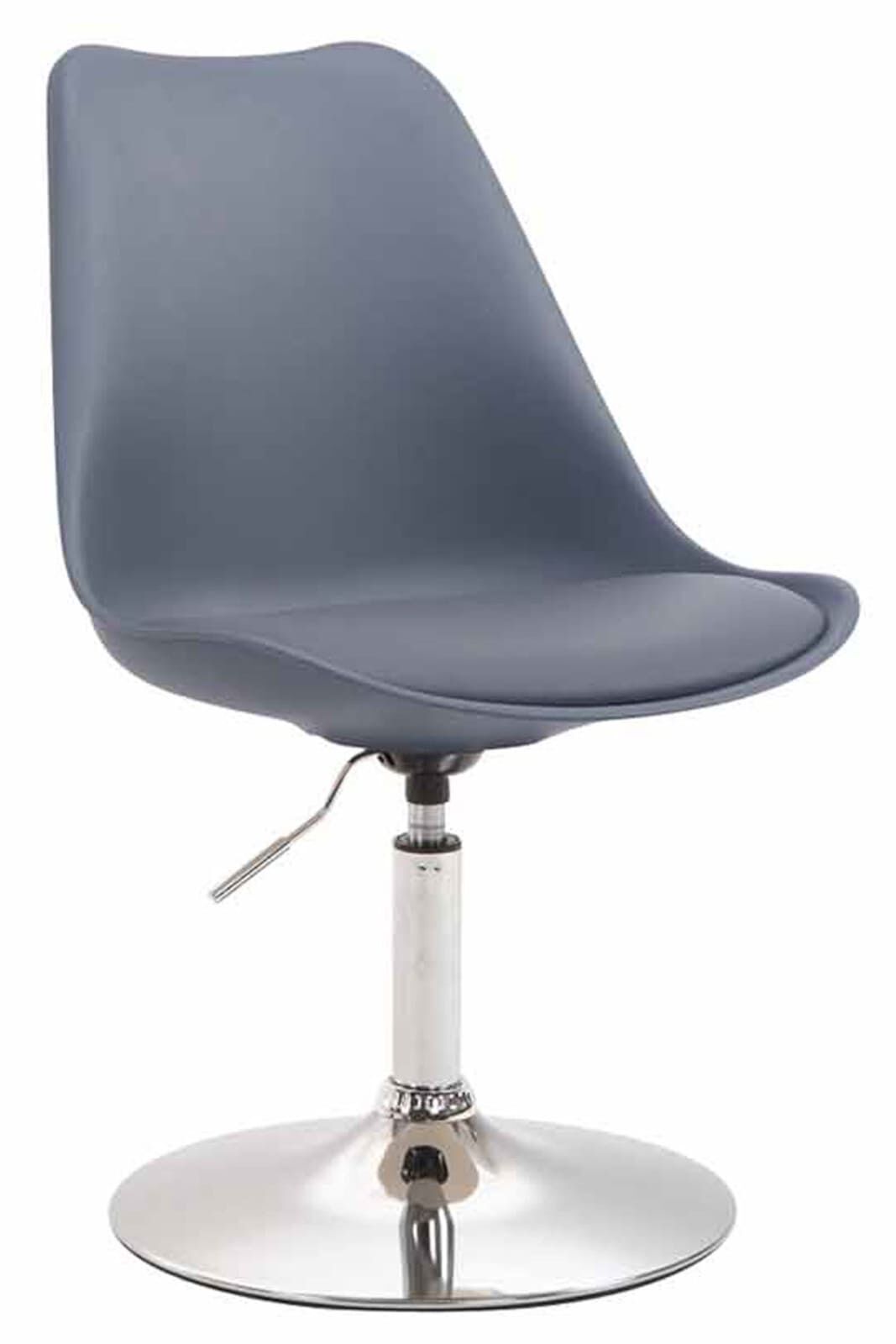 4er Set Esszimmerstühle Maverick C Kunststoff, grau