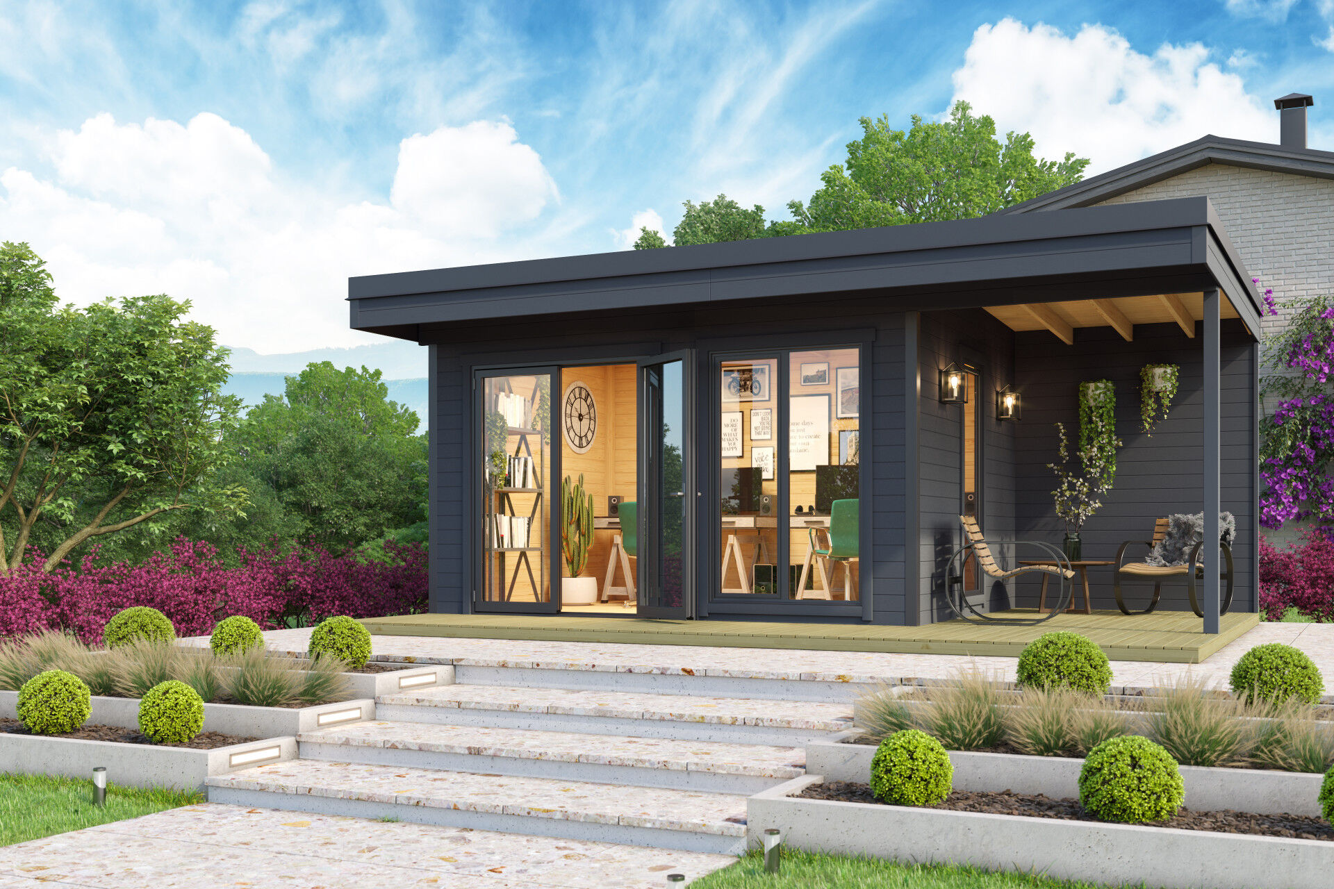 Lasita Maja Gartenhaus Domeo 7