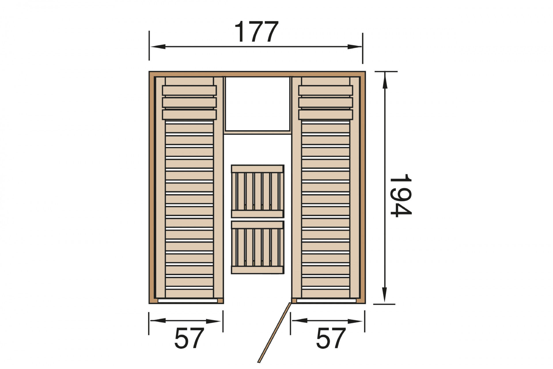 weka Elementsauna KAARINA 2