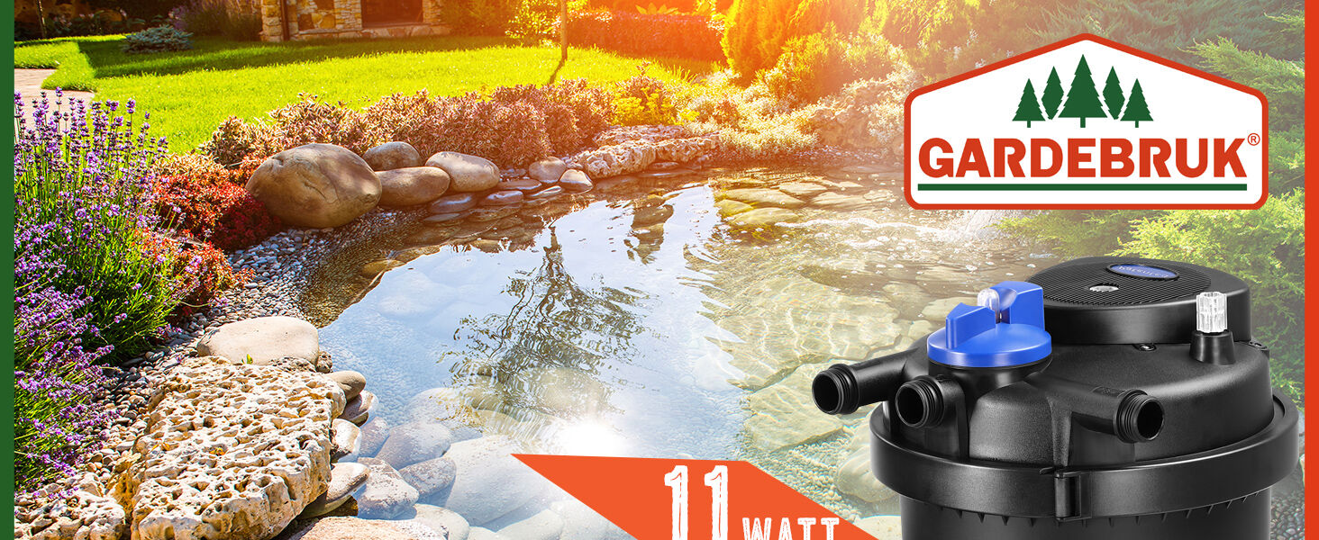 Teichdruckfilter Komplettset 2000L/h