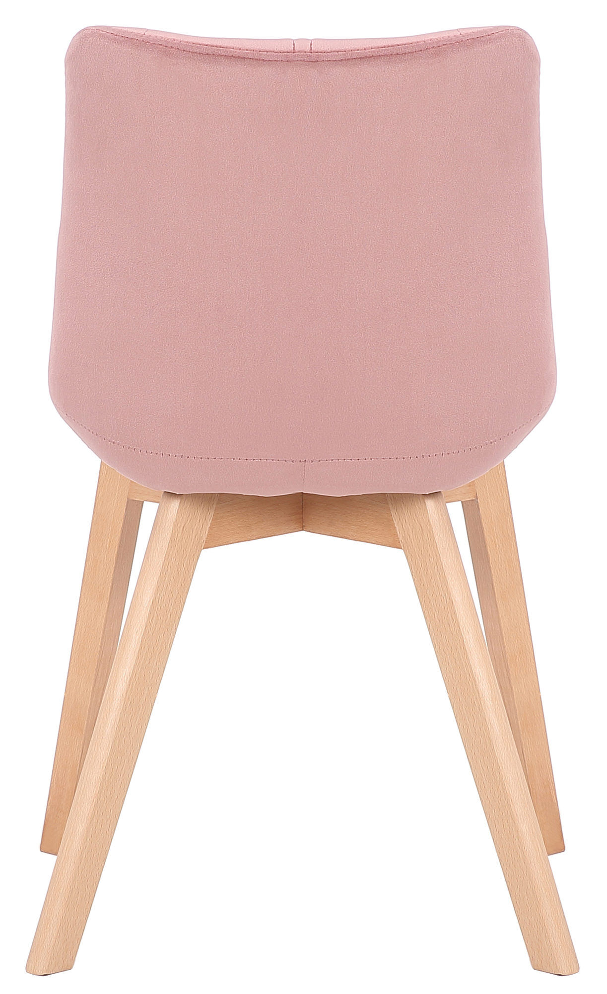 2er Set Esszimmerstühle Passaic Samt, pink