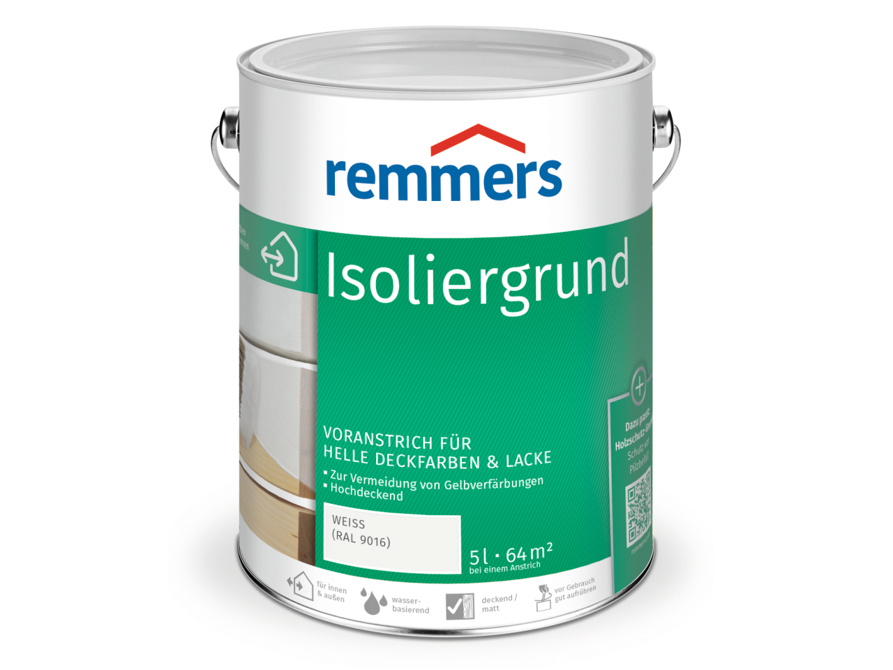 Remmers Isoliergrund 5 l weiß (RAL 9016) Streichqualität
