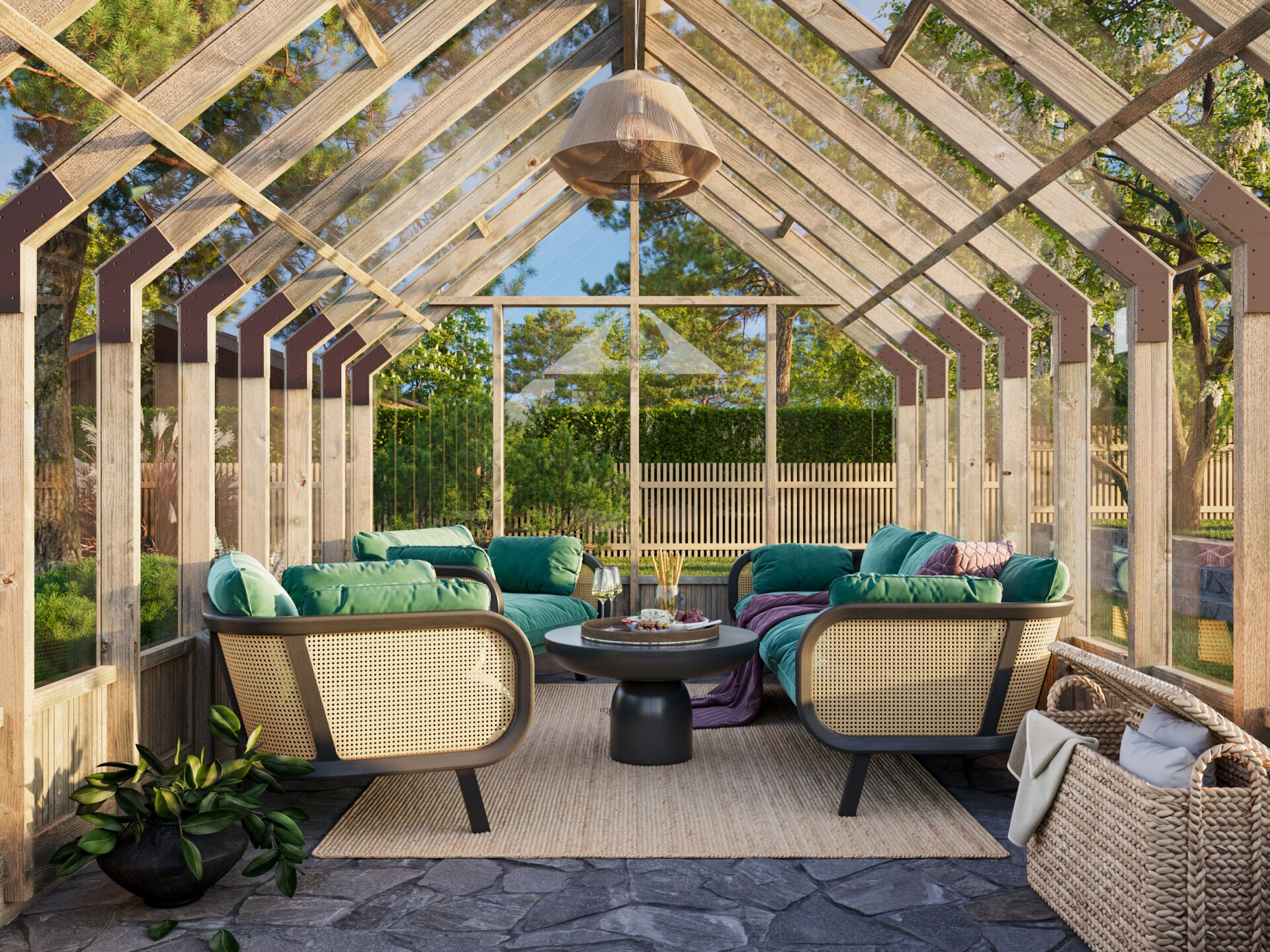Palmako Gewächshaus Emilia 13,8 m²