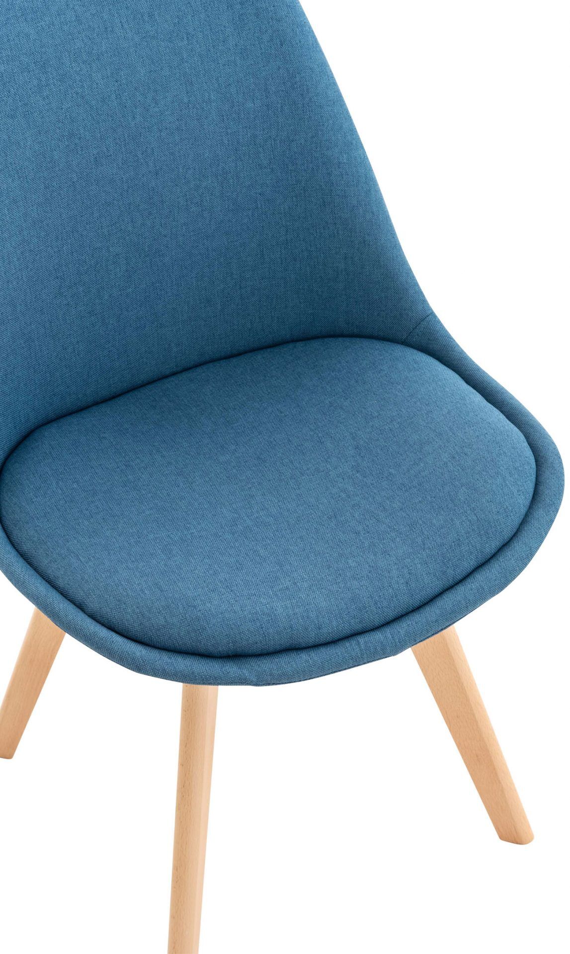 Stuhl Linares Stoff, blau