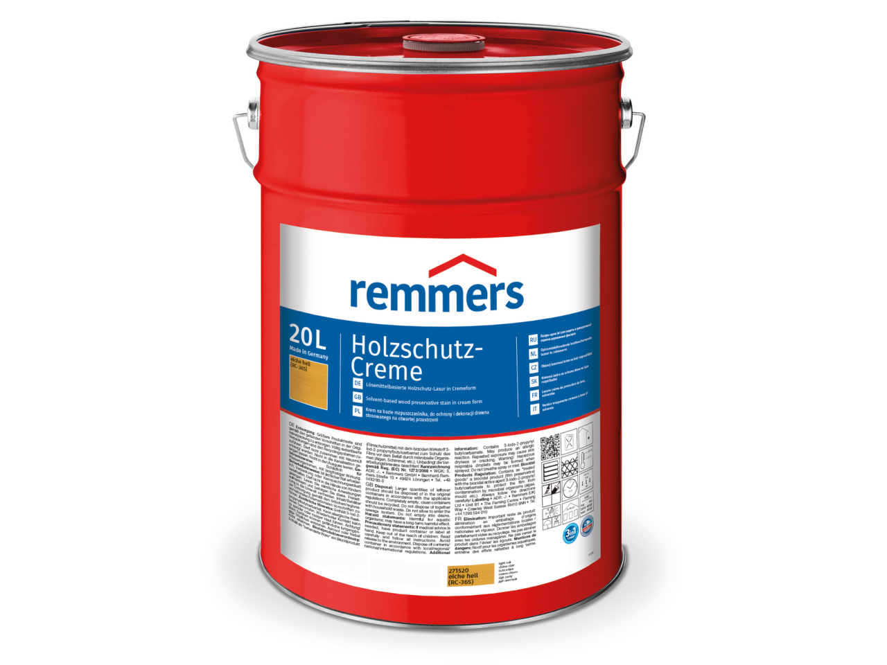 Remmers Holzschutz-Creme 20 l, nussbaum (RC-660)